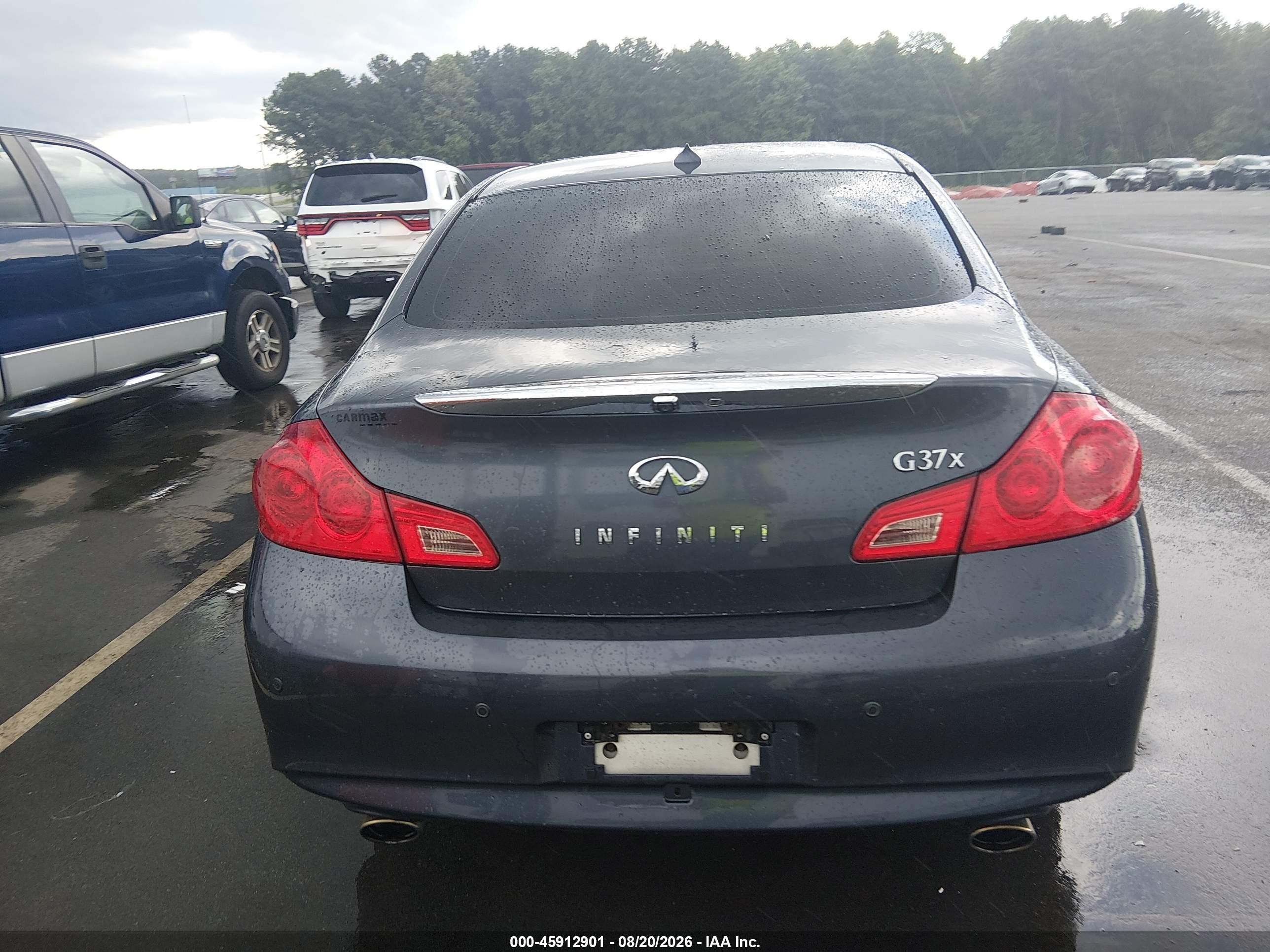2012 Infiniti G37x   Black vin: JN1CV6ARXCM976558