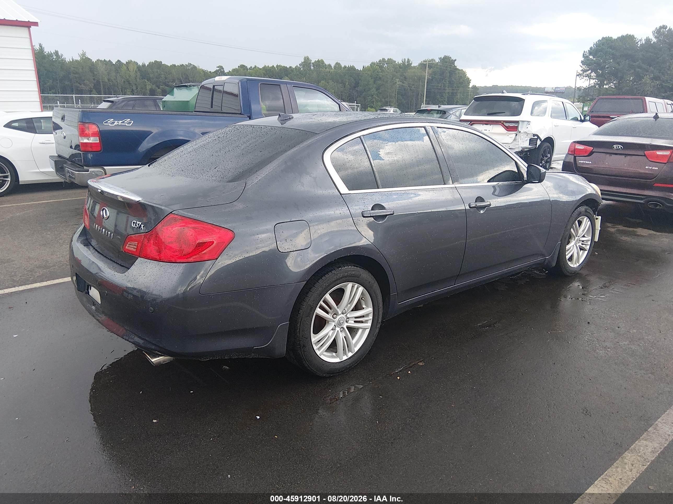 2012 Infiniti G37x   Black vin: JN1CV6ARXCM976558