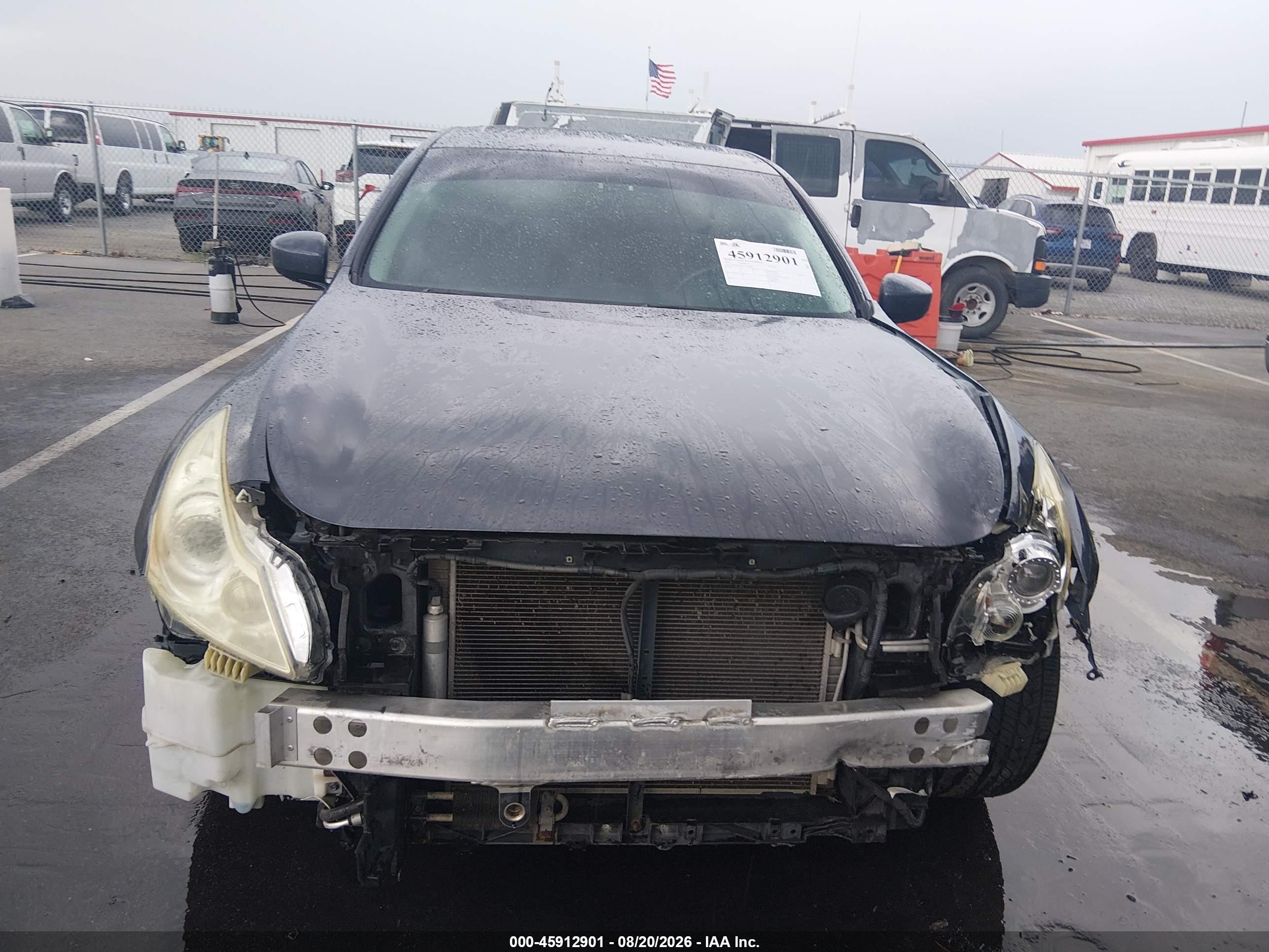 2012 Infiniti G37x   Black vin: JN1CV6ARXCM976558