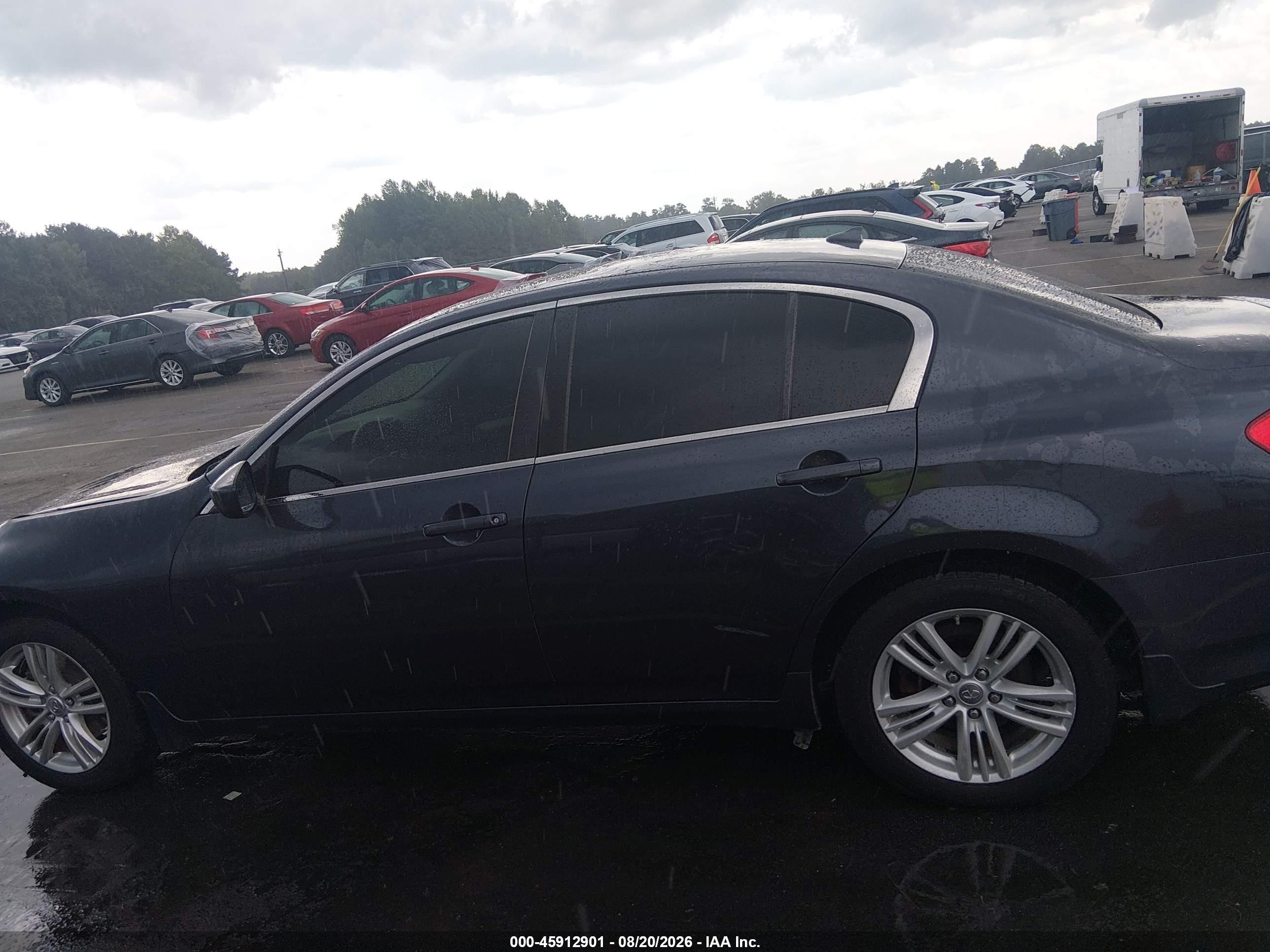 2012 Infiniti G37x   Black vin: JN1CV6ARXCM976558