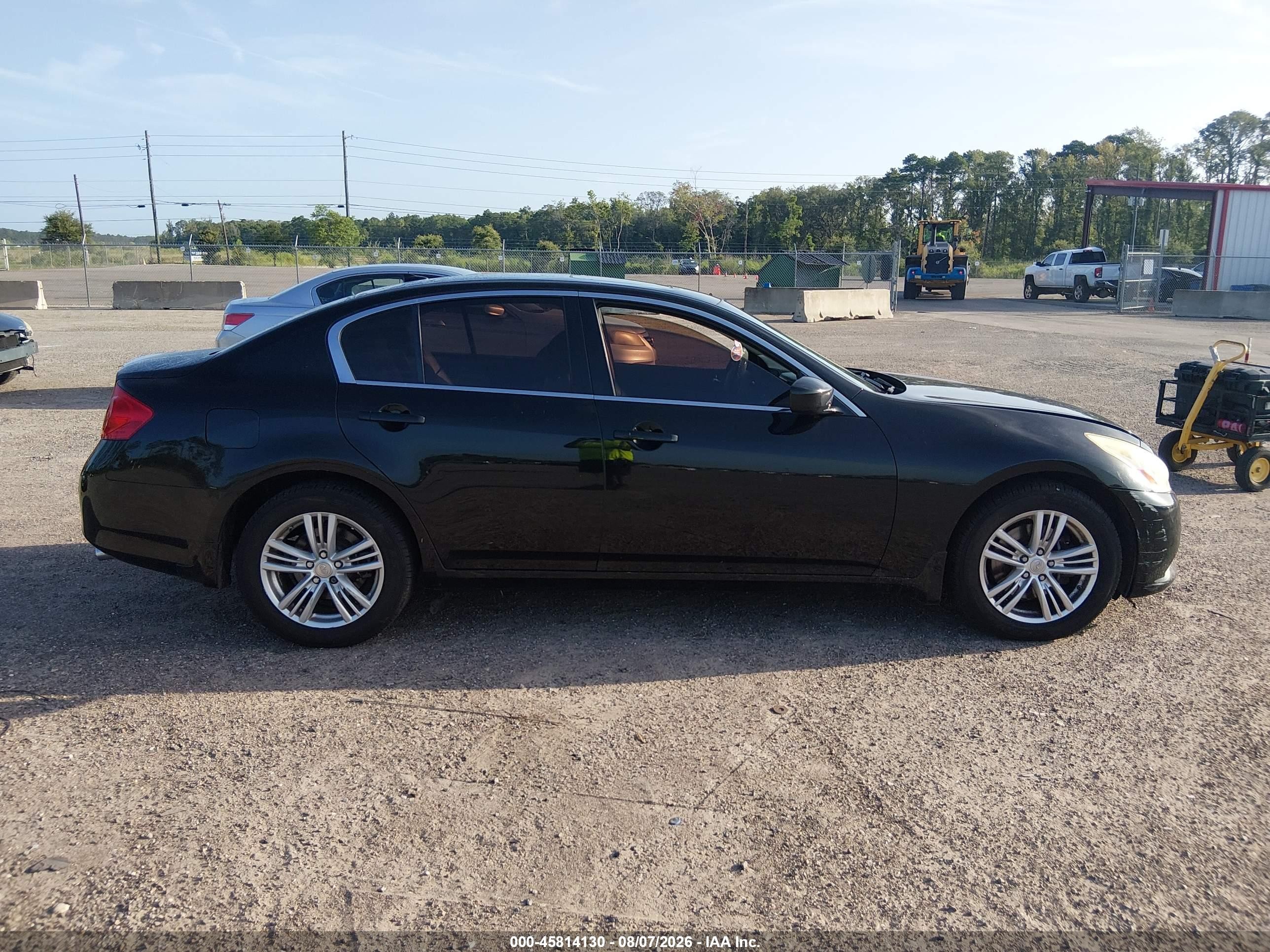 2012 Infiniti G37x Black vin: JN1CV6ARXCM978049