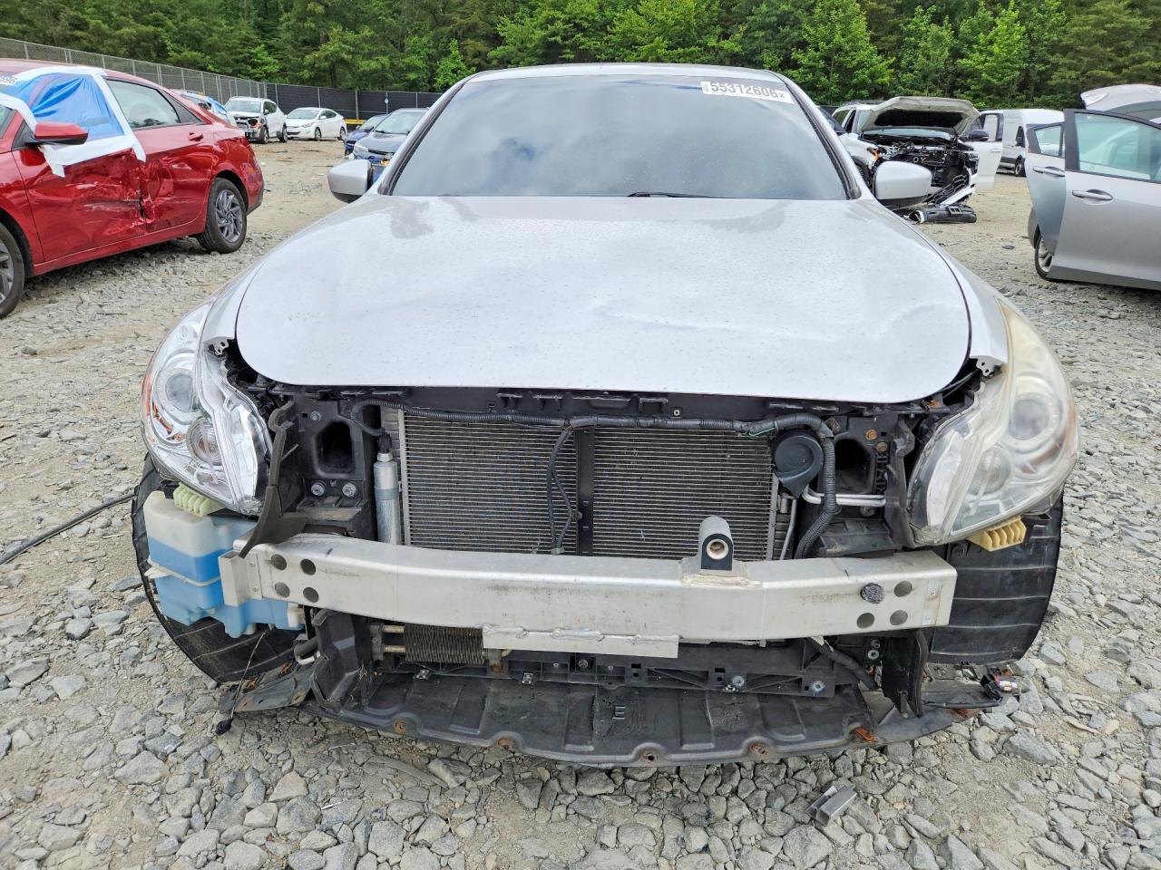 2013 Infiniti G37 Sedan X Silver vin: JN1CV6ARXDM350932