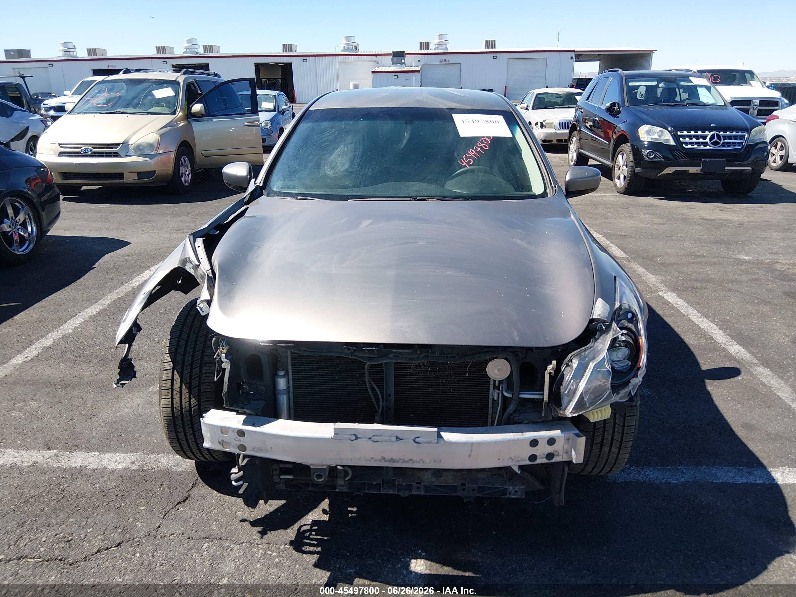 2013 Infiniti G37x   Gray vin: JN1CV6ARXDM353488