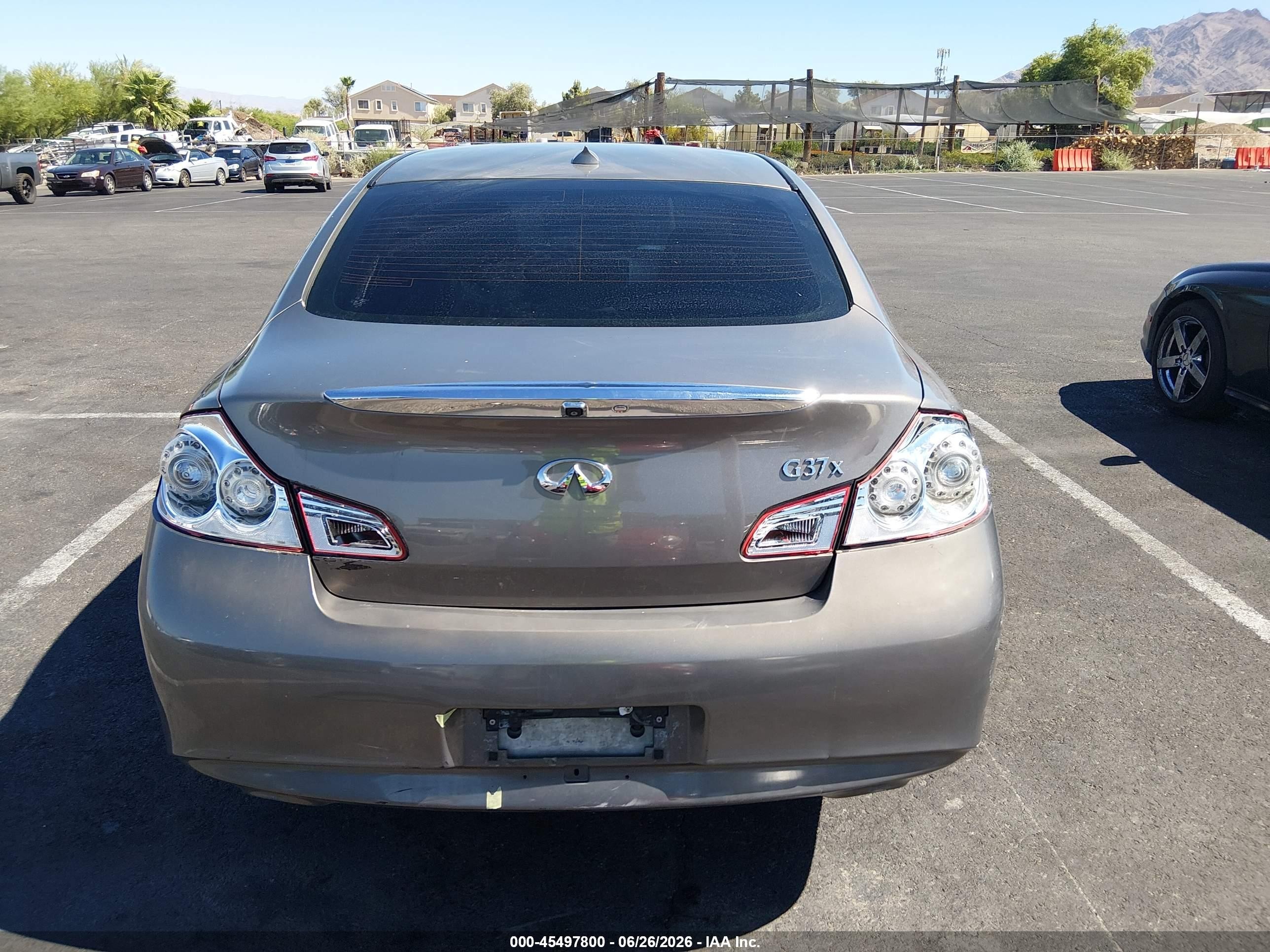 2013 Infiniti G37x   Gray vin: JN1CV6ARXDM353488