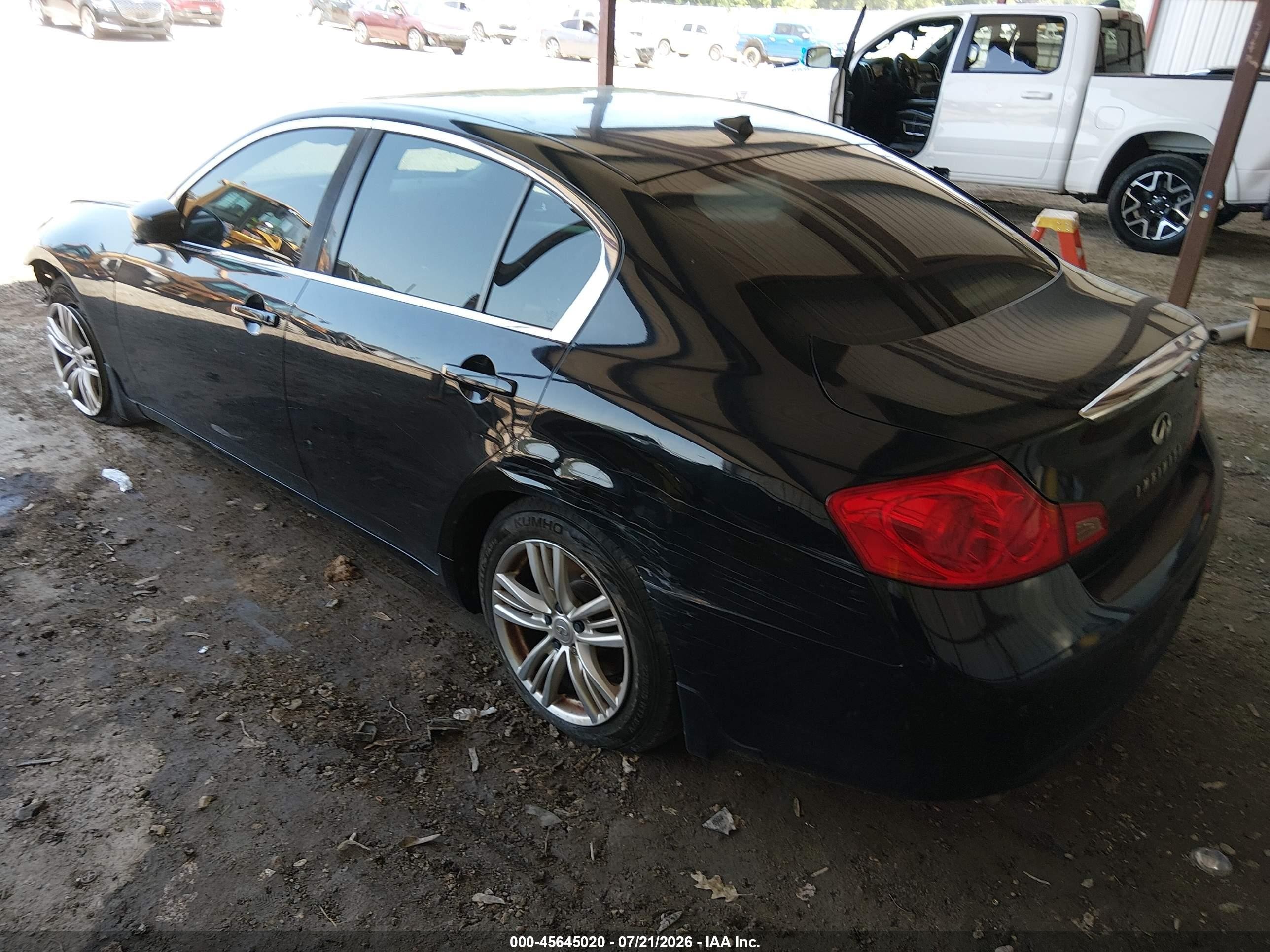2013 Infiniti G37x   Black vin: JN1CV6ARXDM358111