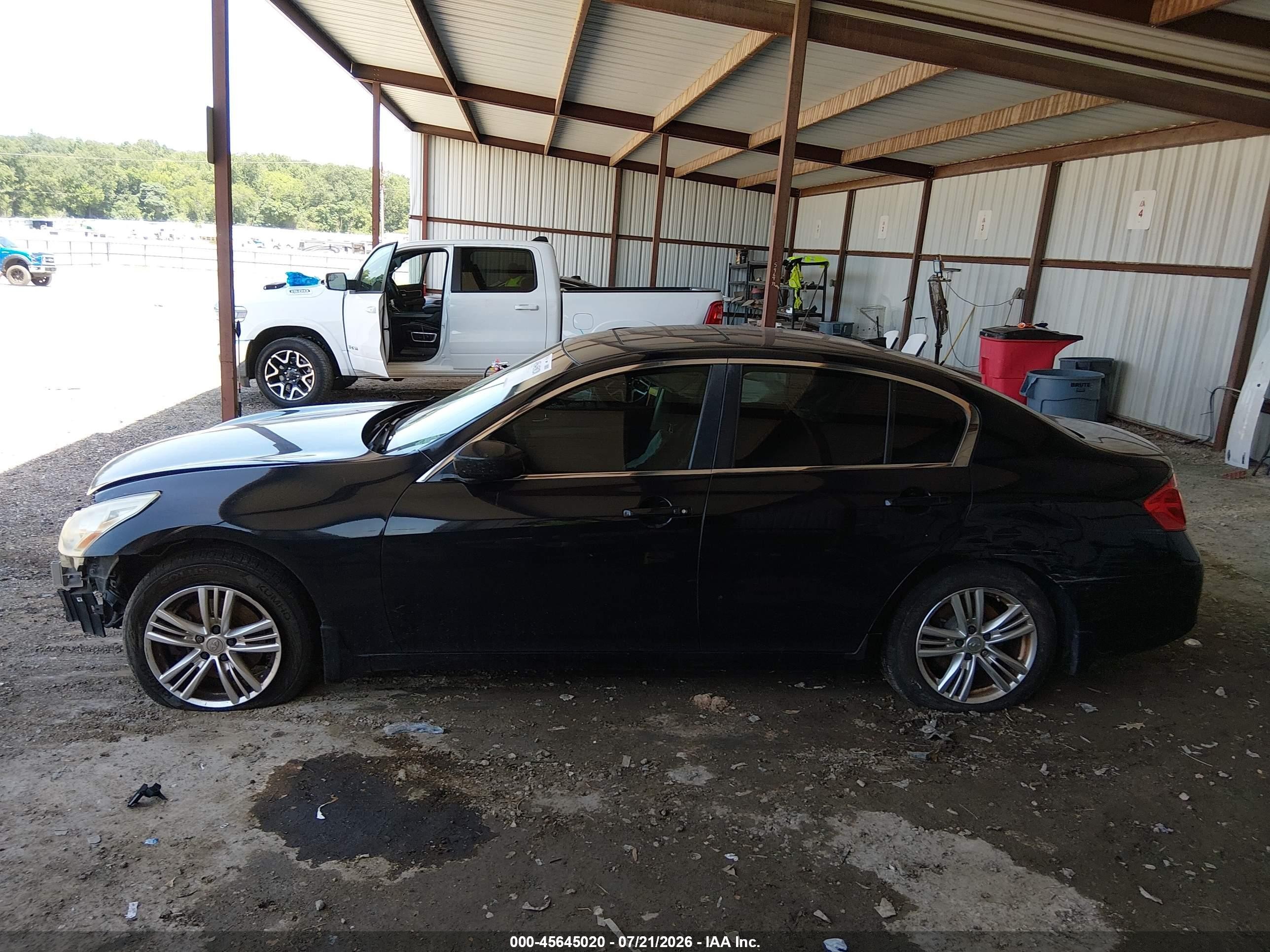2013 Infiniti G37x   Black vin: JN1CV6ARXDM358111