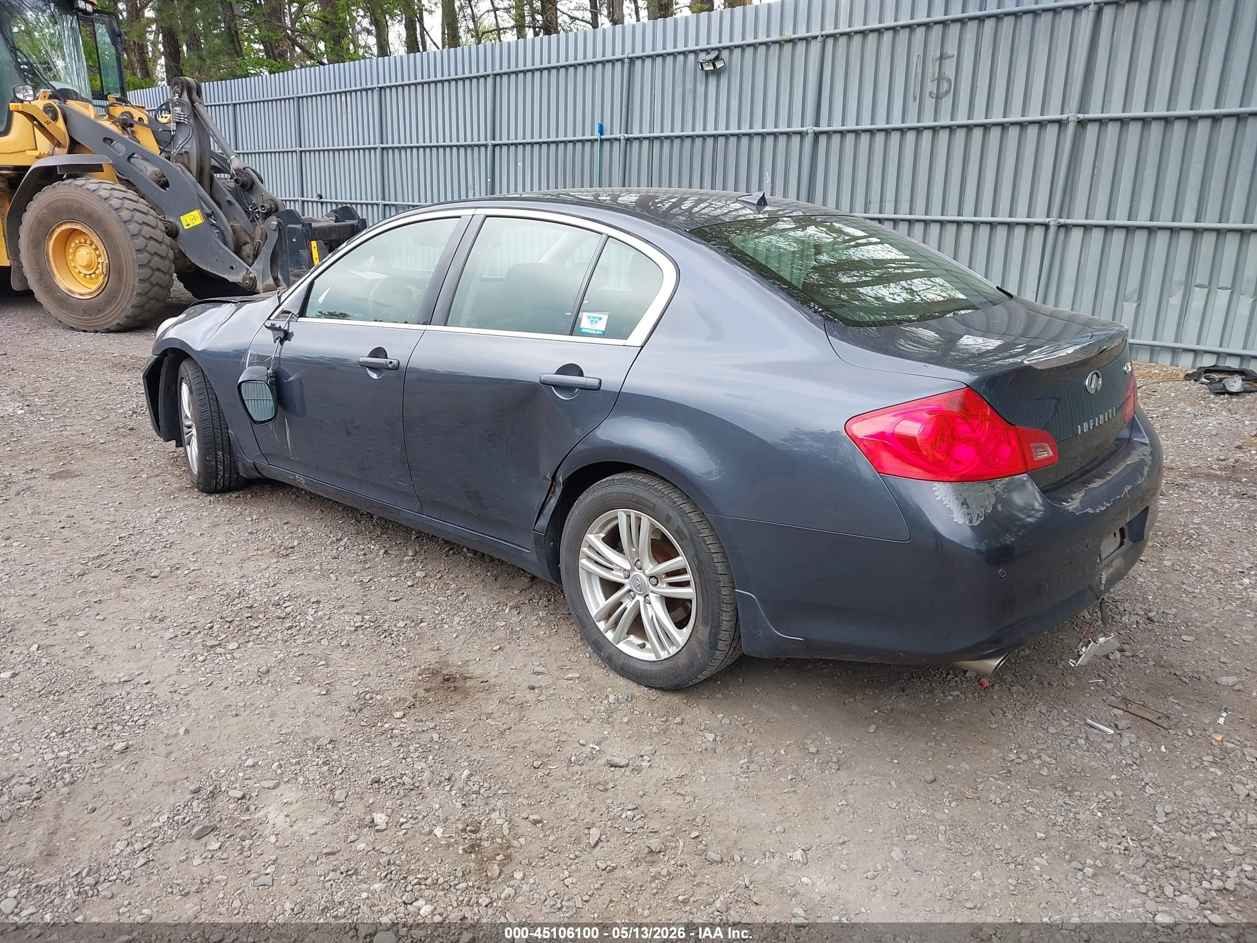 2013 Infiniti G37x   Gray vin: JN1CV6ARXDM762400
