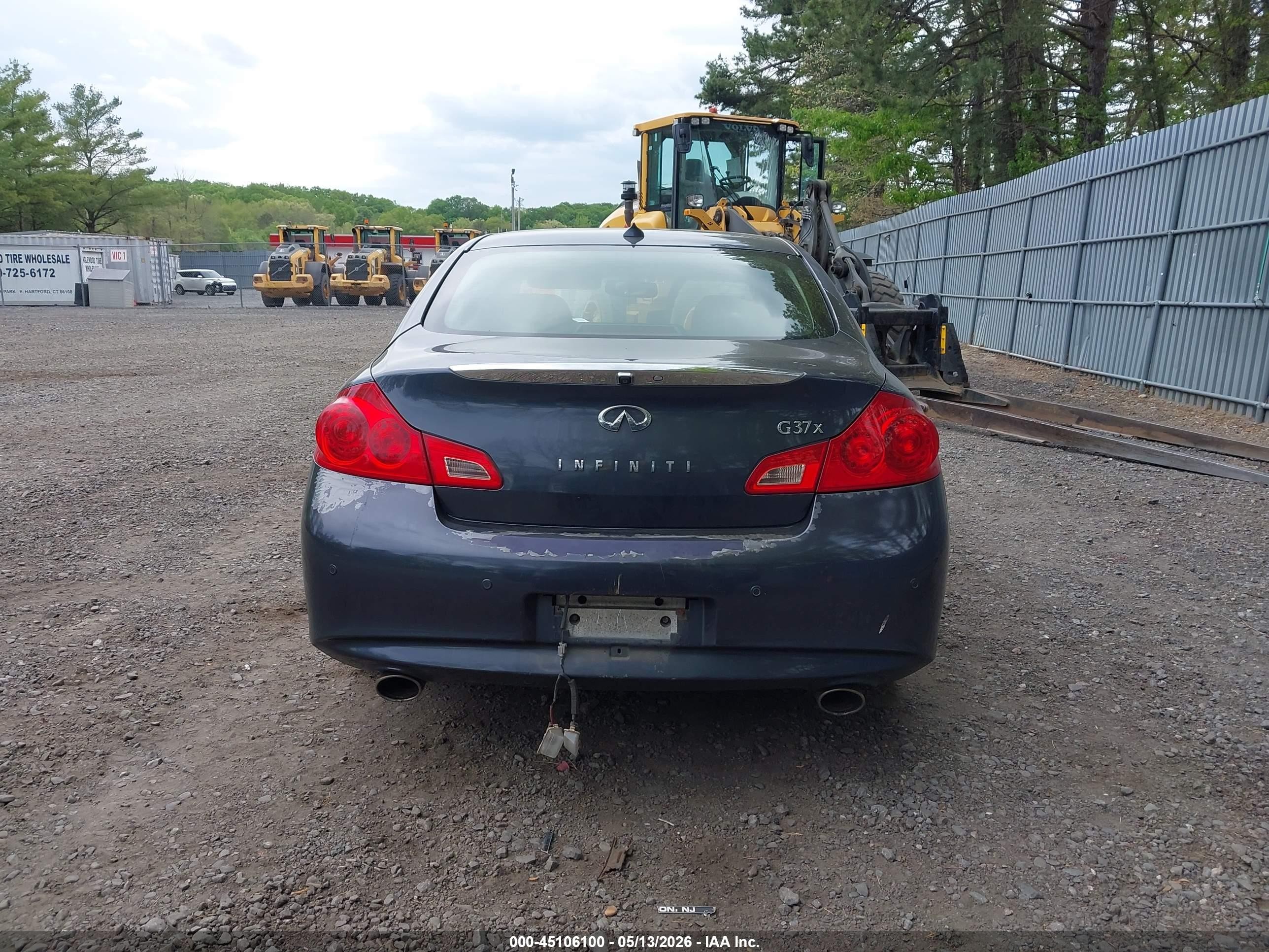 2013 Infiniti G37x   Gray vin: JN1CV6ARXDM762400