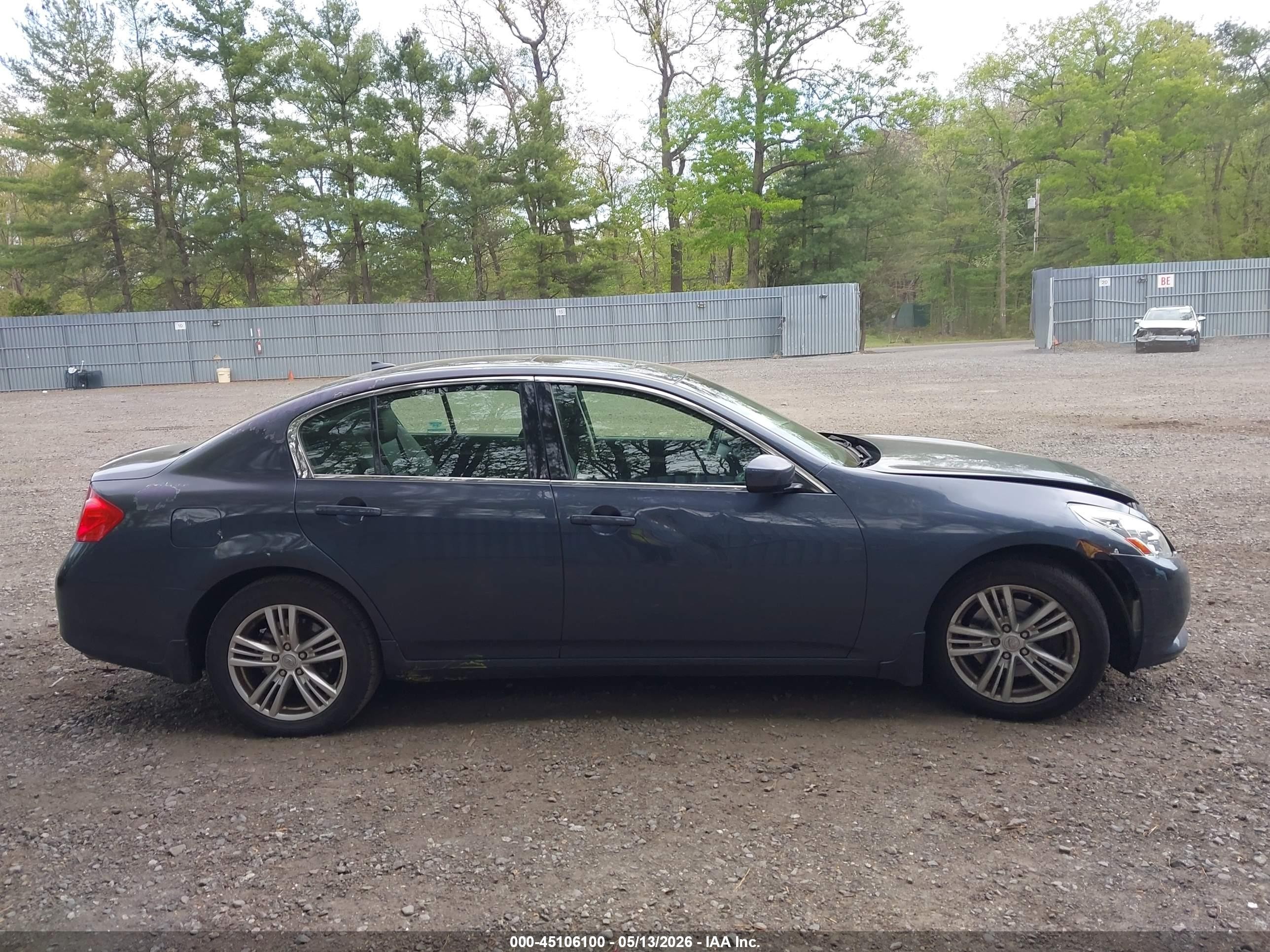 2013 Infiniti G37x   Gray vin: JN1CV6ARXDM762400