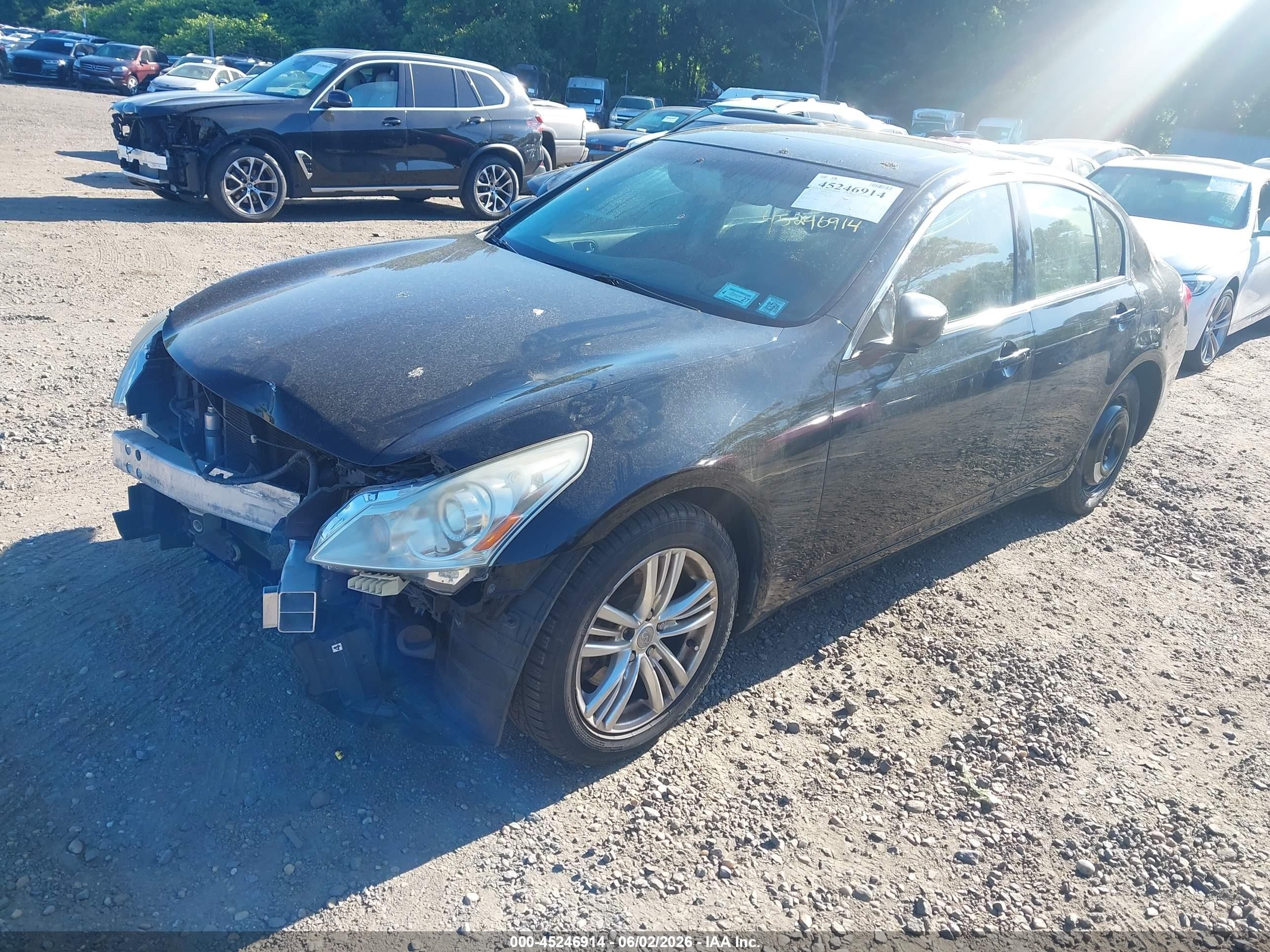 2013 Infiniti G37x   Black vin: JN1CV6ARXDM763529