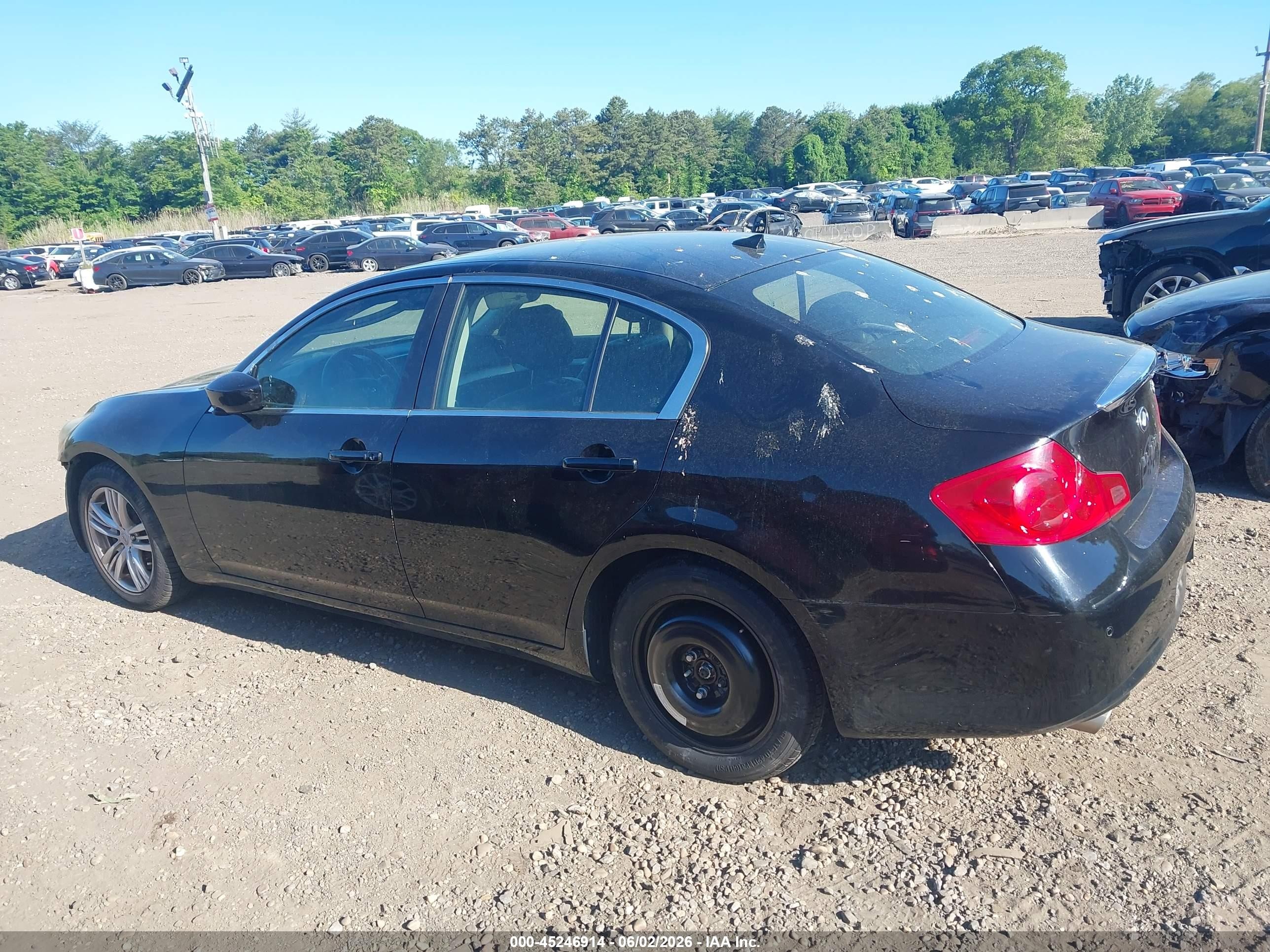 2013 Infiniti G37x   Black vin: JN1CV6ARXDM763529