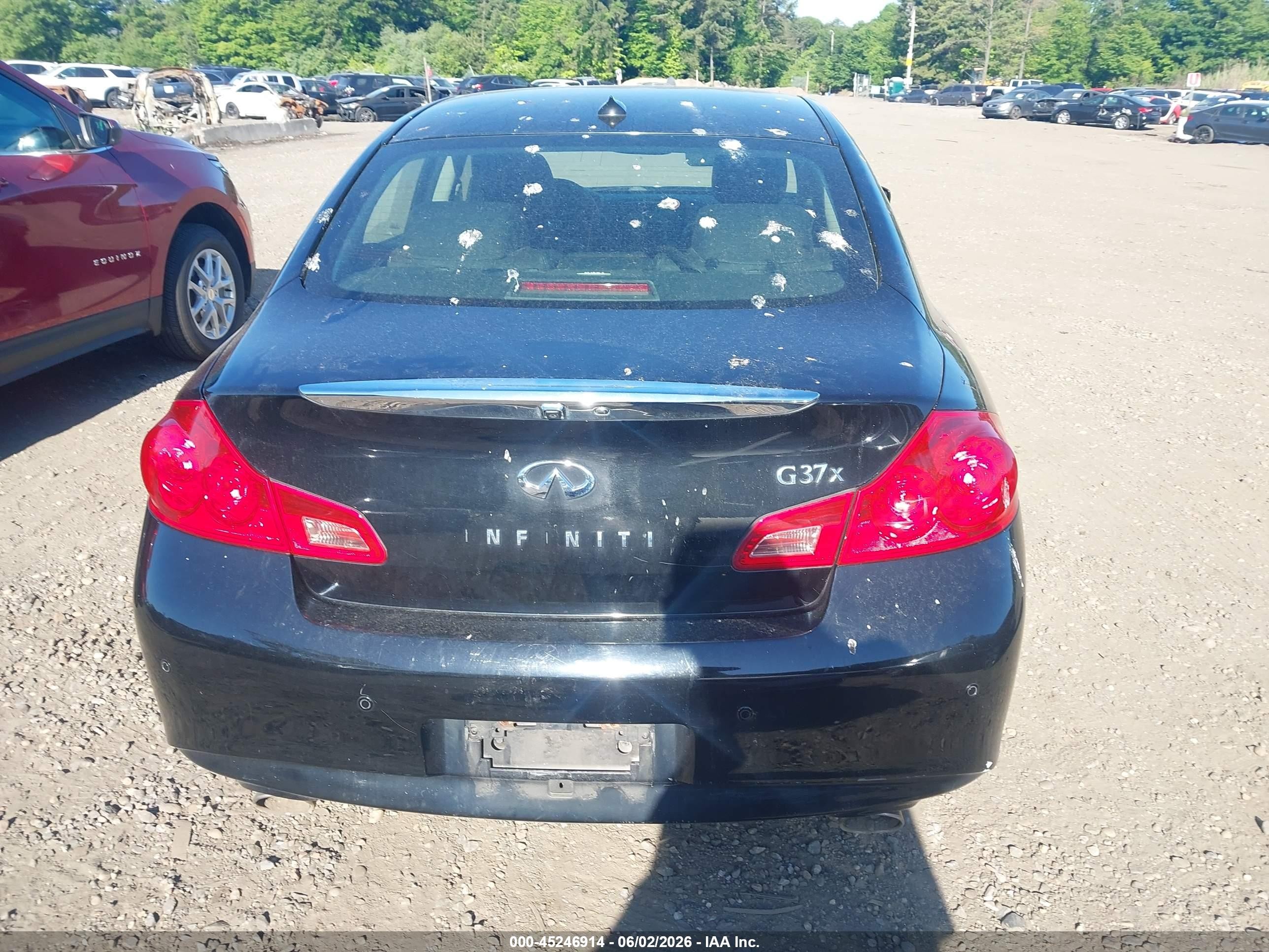 2013 Infiniti G37x   Black vin: JN1CV6ARXDM763529