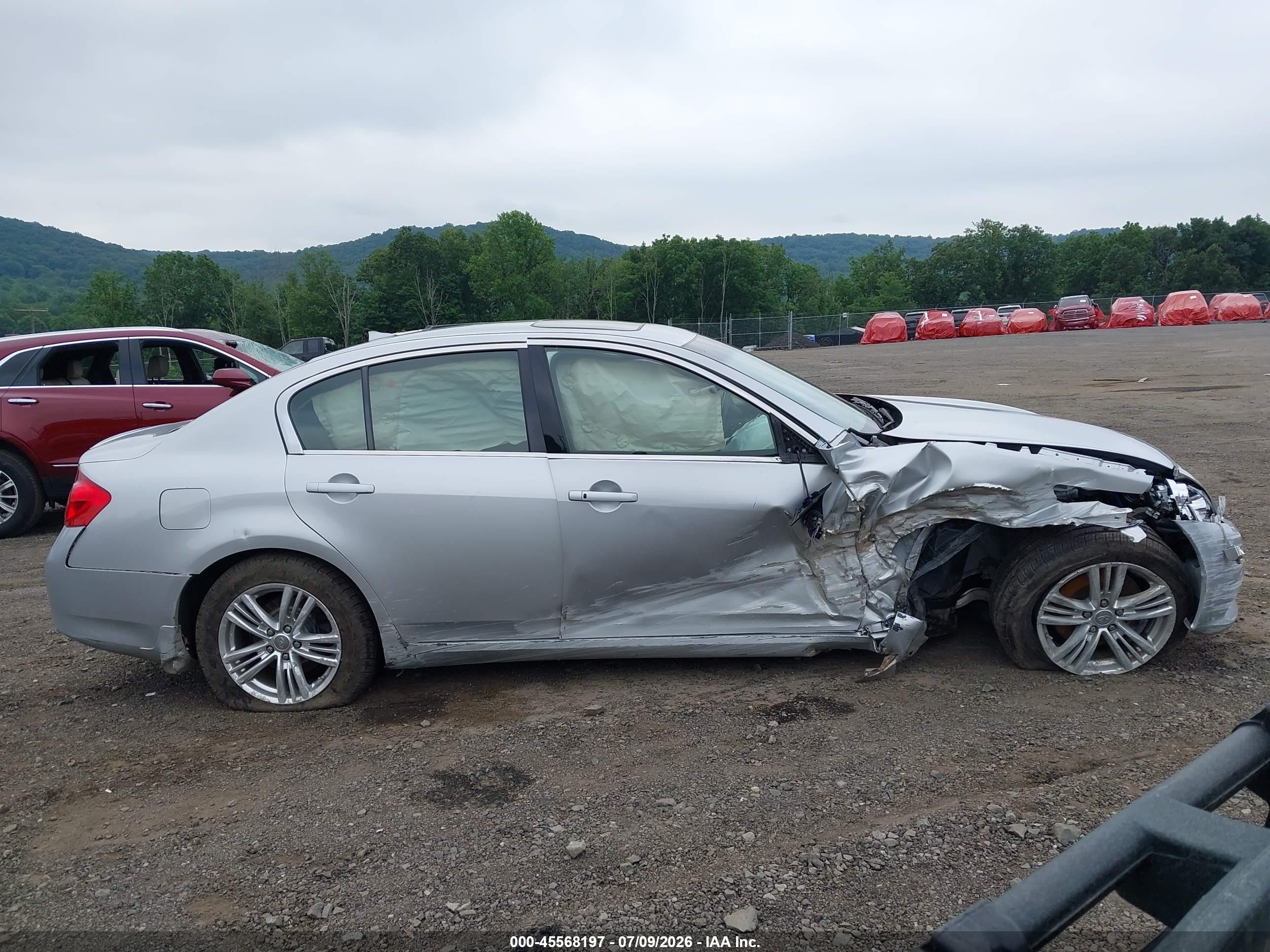 2013 Infiniti G37x   Silver vin: JN1CV6ARXDM769265