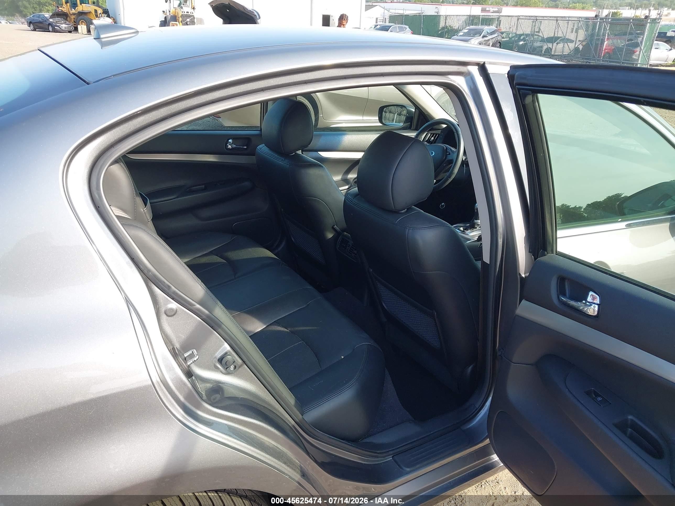 2015 Infiniti Q40   Gray vin: JN1CV6ARXFM523044