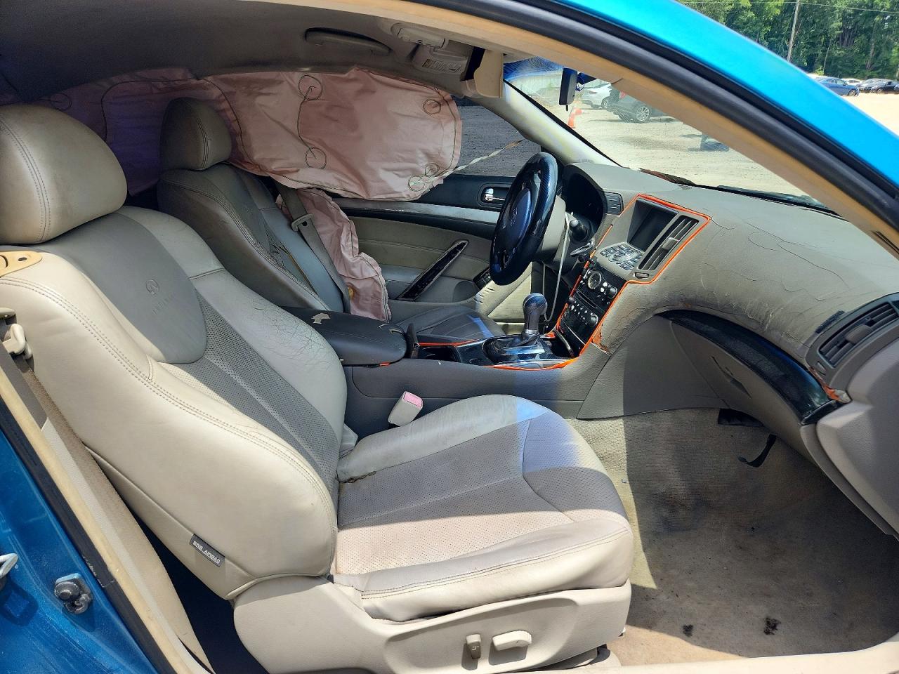 2010 Infiniti G37 Coupe Base Blue vin: JN1CV6EK0AM102519