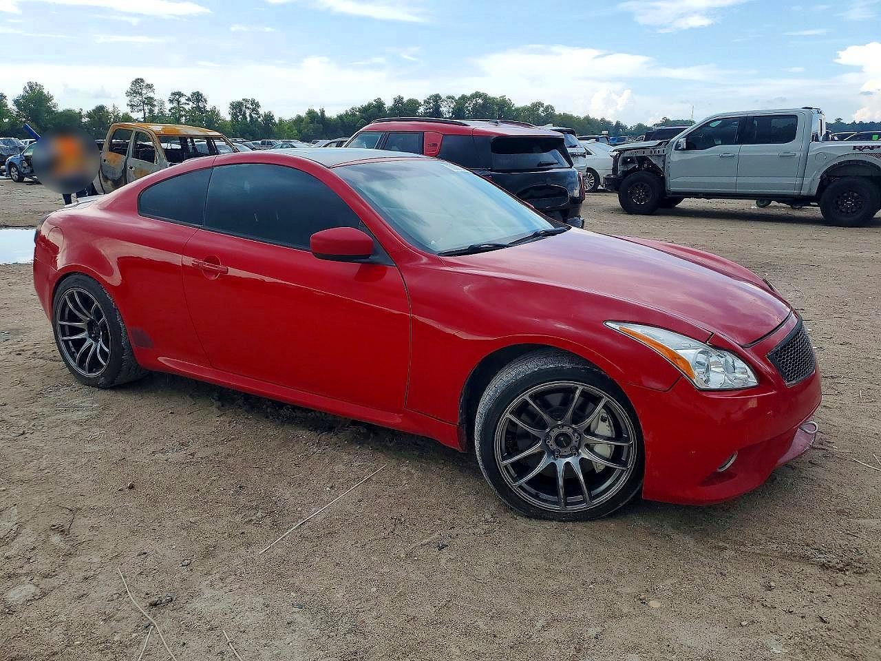 2012 Infiniti G37 Coupe Base Красный vin: JN1CV6EK0CM423222