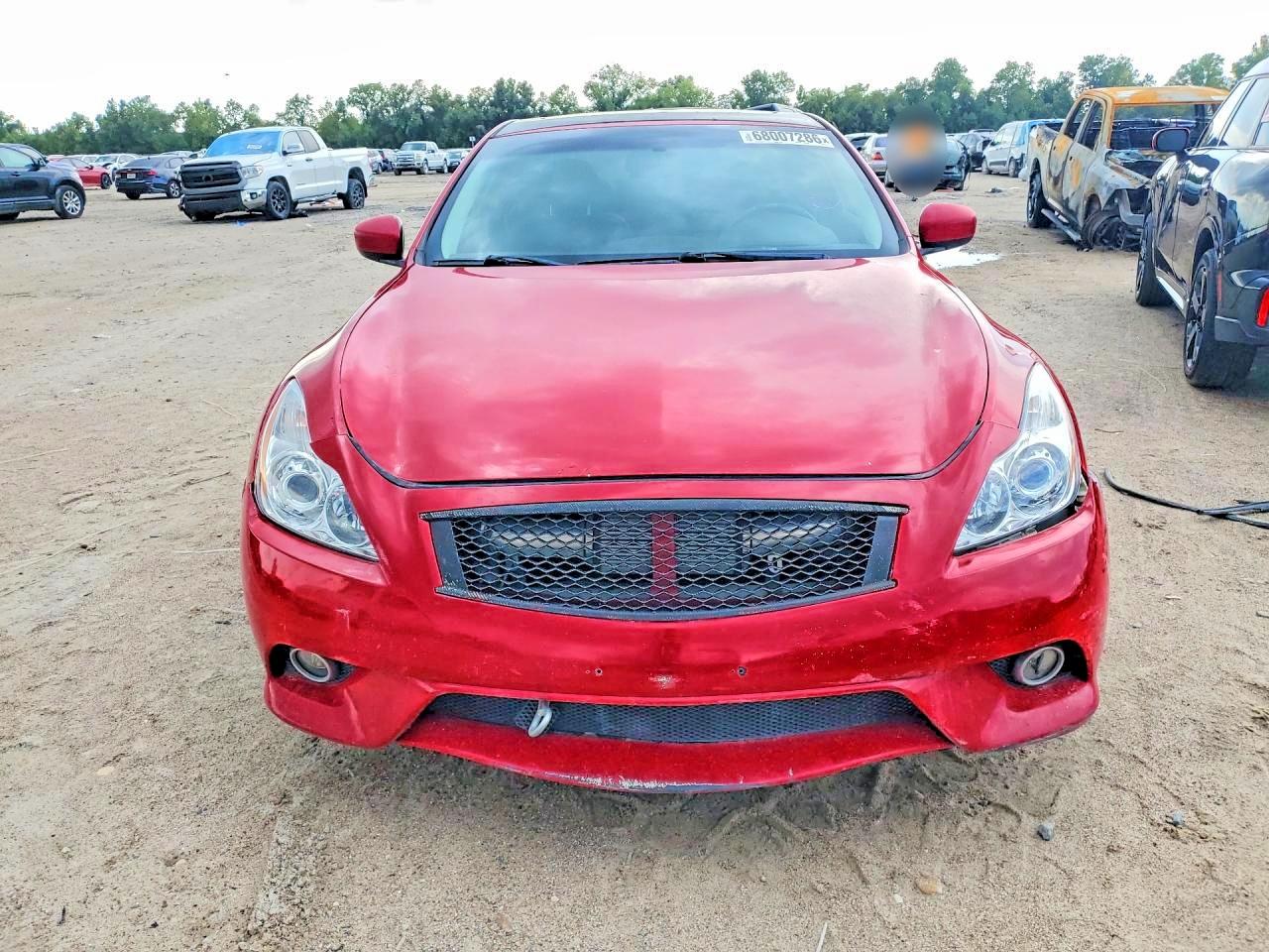 2012 Infiniti G37 Coupe Base Красный vin: JN1CV6EK0CM423222