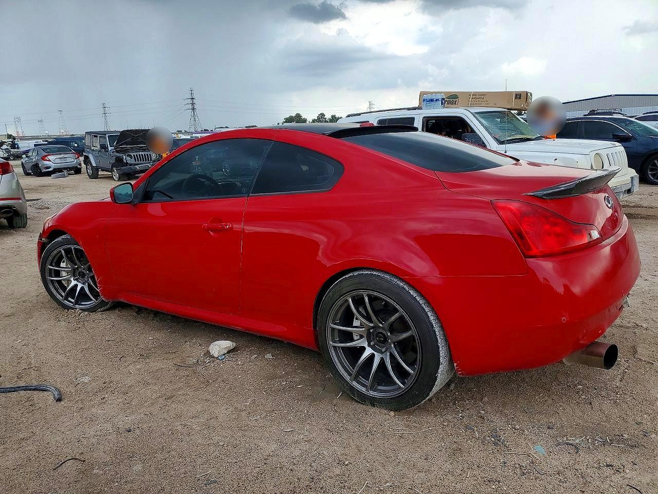 2012 Infiniti G37 Coupe Base Красный vin: JN1CV6EK0CM423222