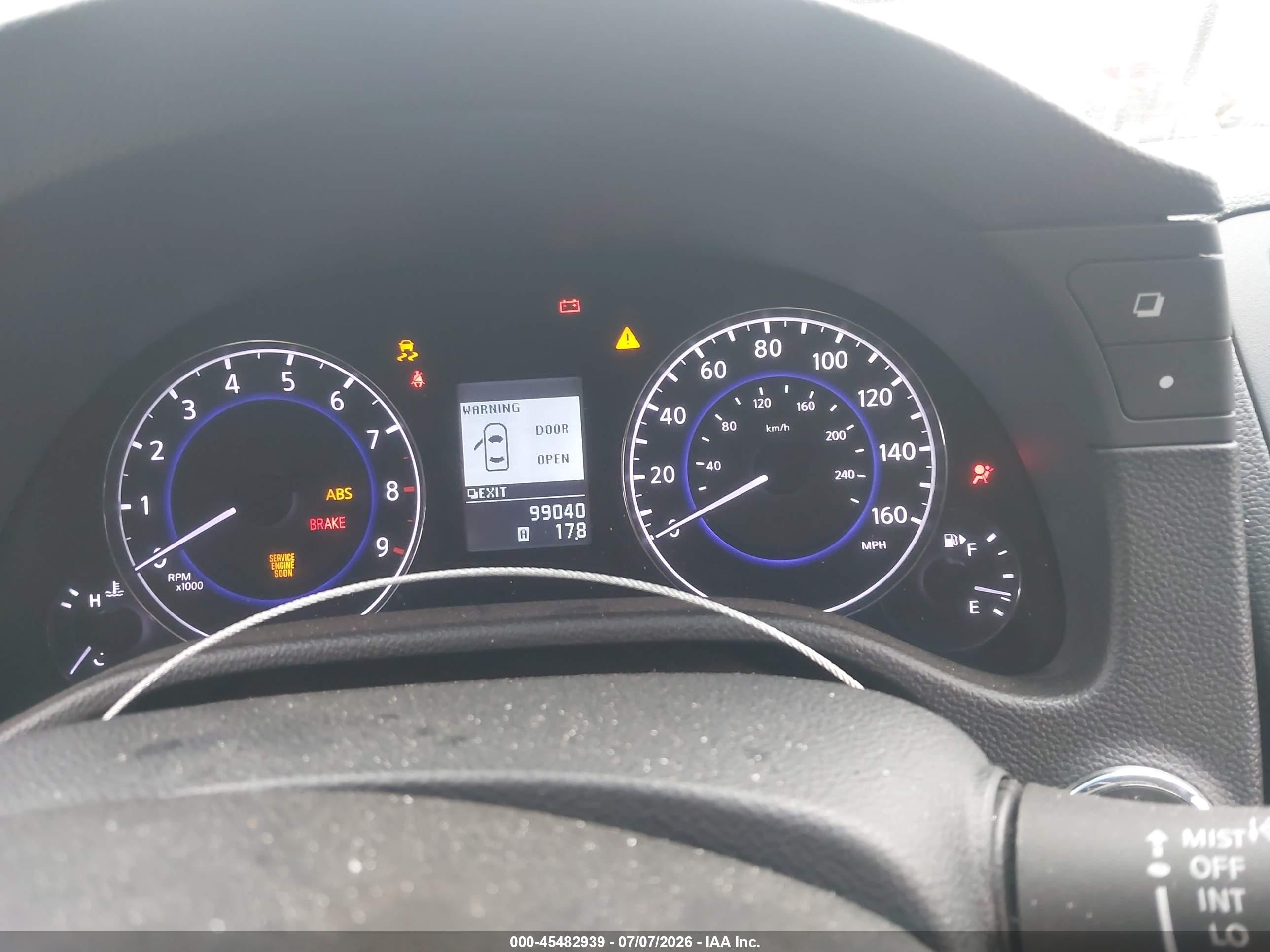 2012 Infiniti G37 Journey Белый vin: JN1CV6EK0CM424029