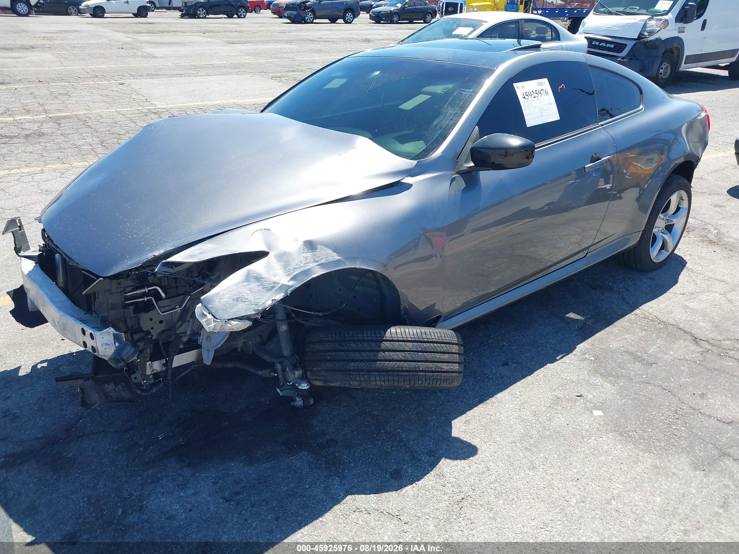 2012 Infiniti G37 Journey Серый vin: JN1CV6EK0CM424628