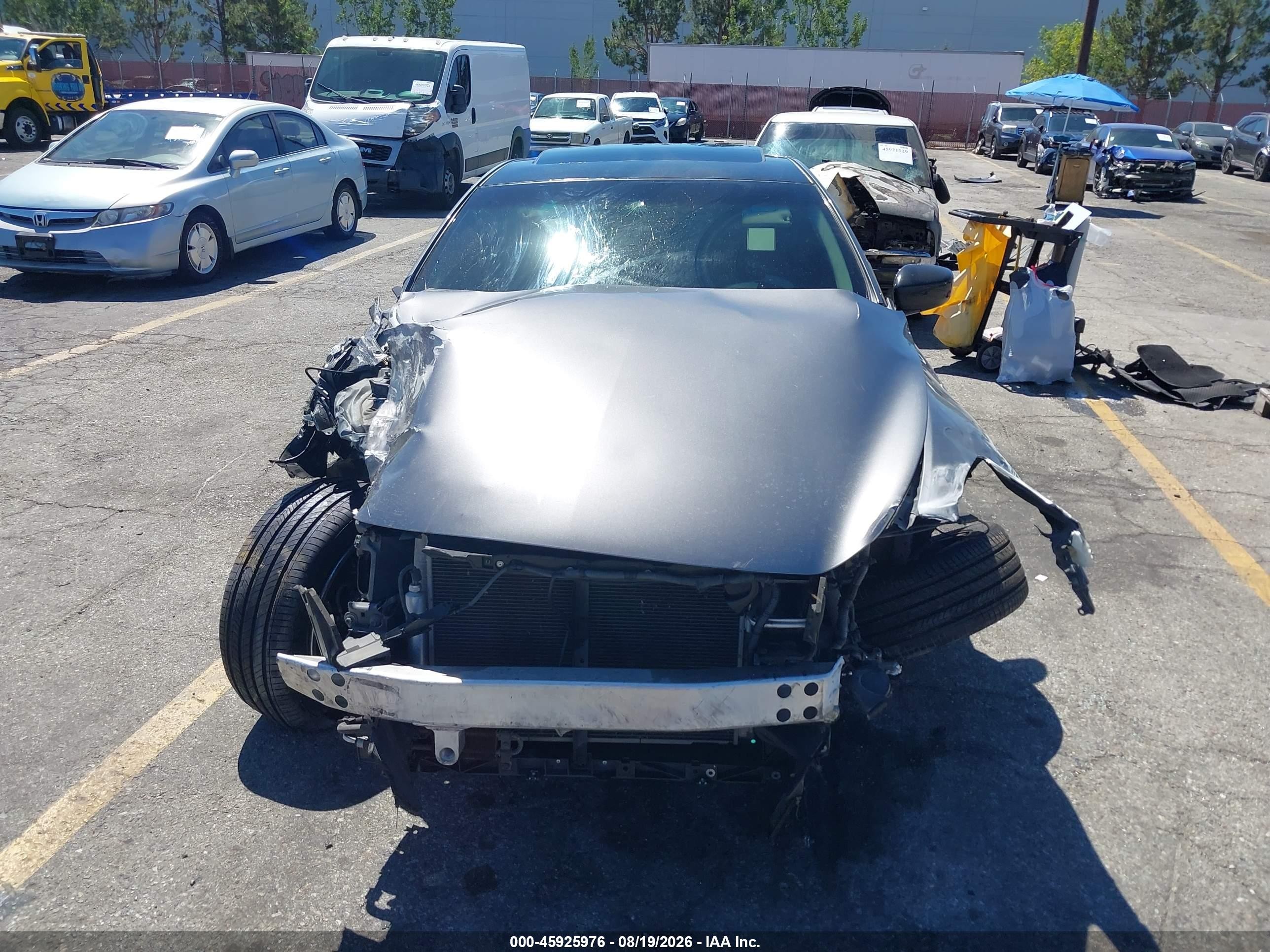 2012 Infiniti G37 Journey Серый vin: JN1CV6EK0CM424628