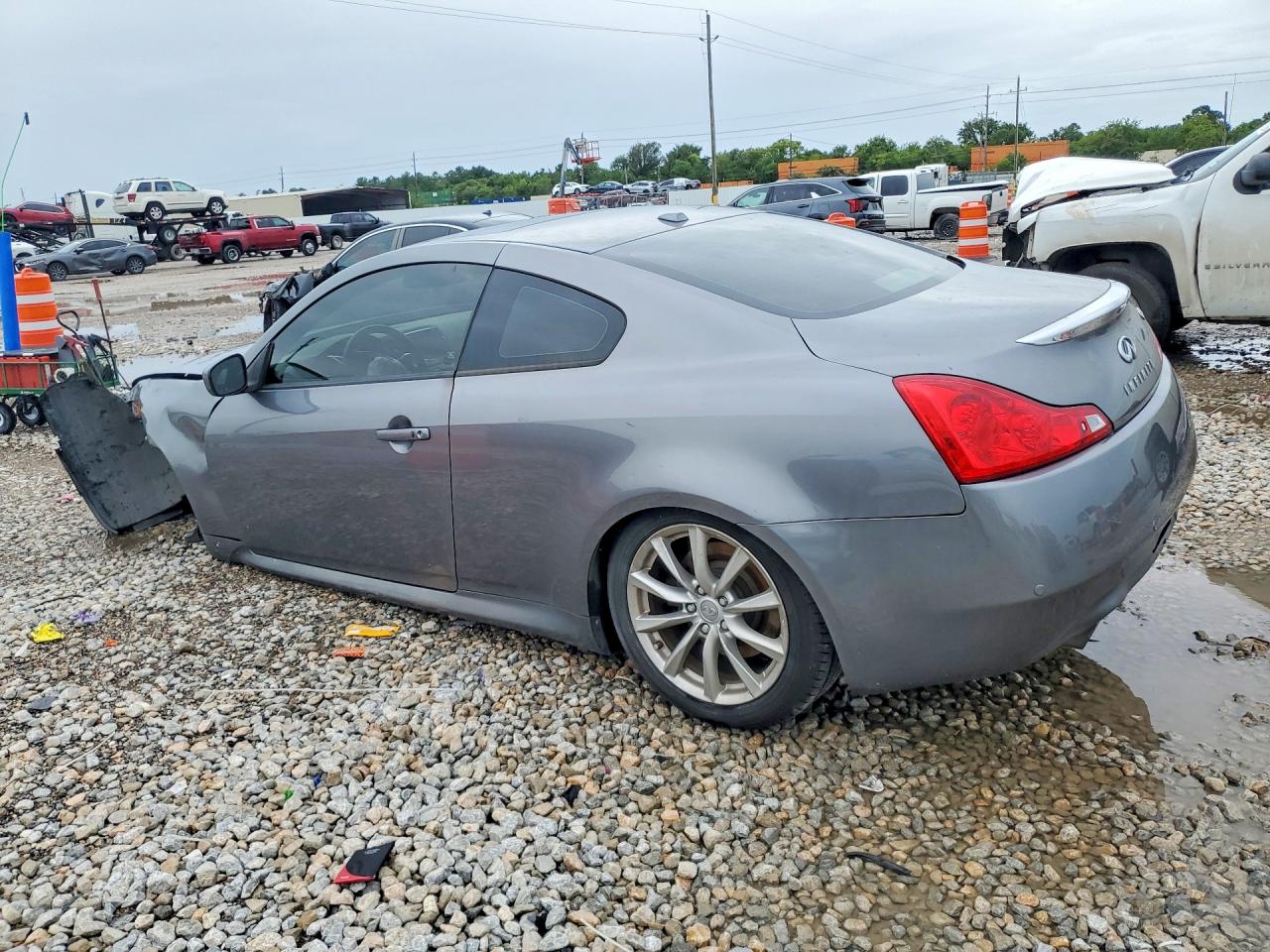 2014 Infiniti Q60 Coupe Journey Gray vin: JN1CV6EK0EM110805