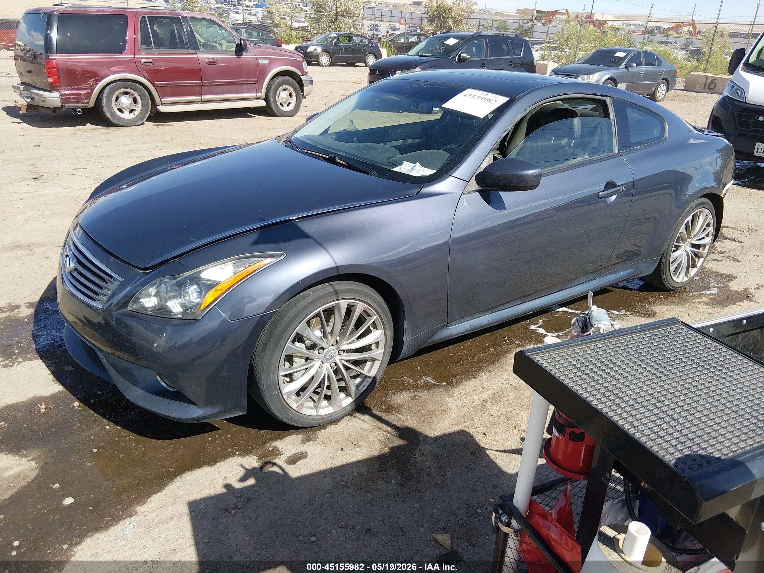 2013 Infiniti G37 Sport Dark Blue vin: JN1CV6EK1DM921480
