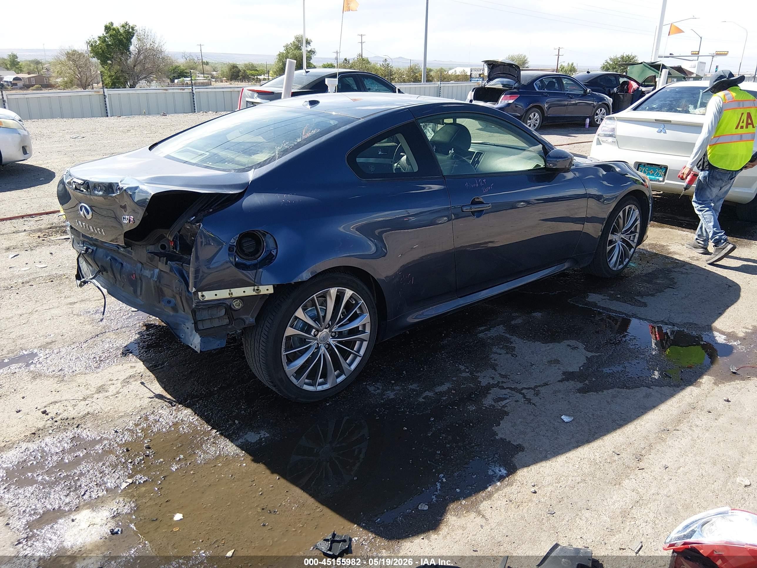 2013 Infiniti G37 Sport Dark Blue vin: JN1CV6EK1DM921480