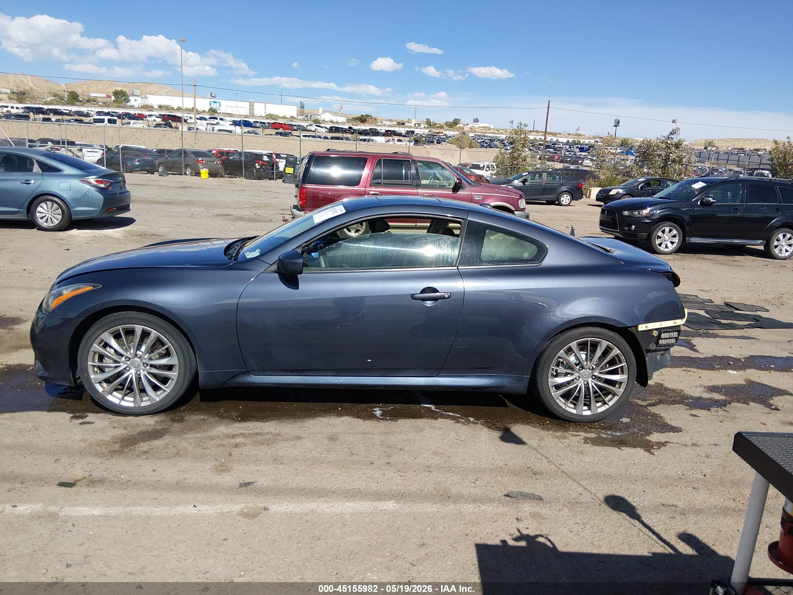 2013 Infiniti G37 Sport Dark Blue vin: JN1CV6EK1DM921480