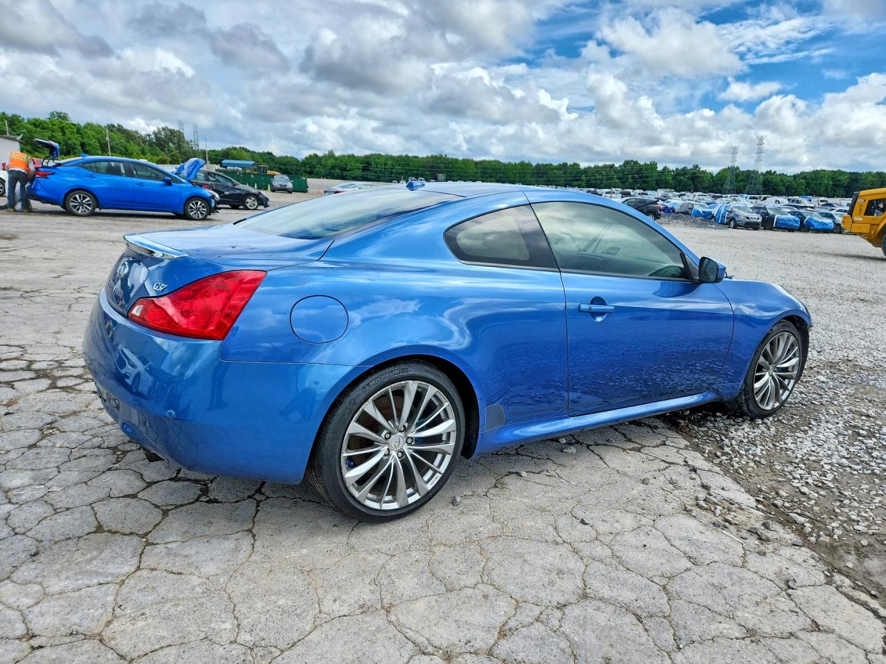 2013 Infiniti G37 Coupe Journey Blue vin: JN1CV6EK1DM921527