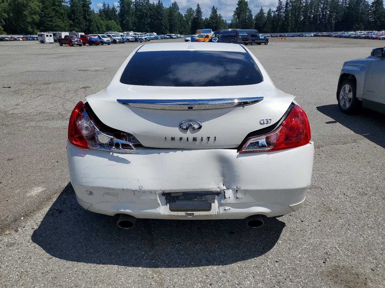 2013 Infiniti G37 Coupe Journey White vin: JN1CV6EK1DM922256