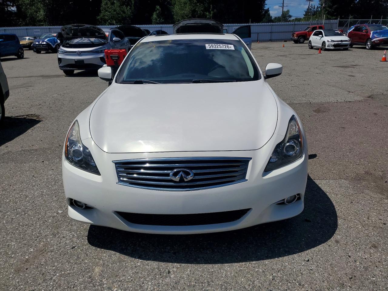 2013 Infiniti G37 Coupe Journey White vin: JN1CV6EK1DM922256
