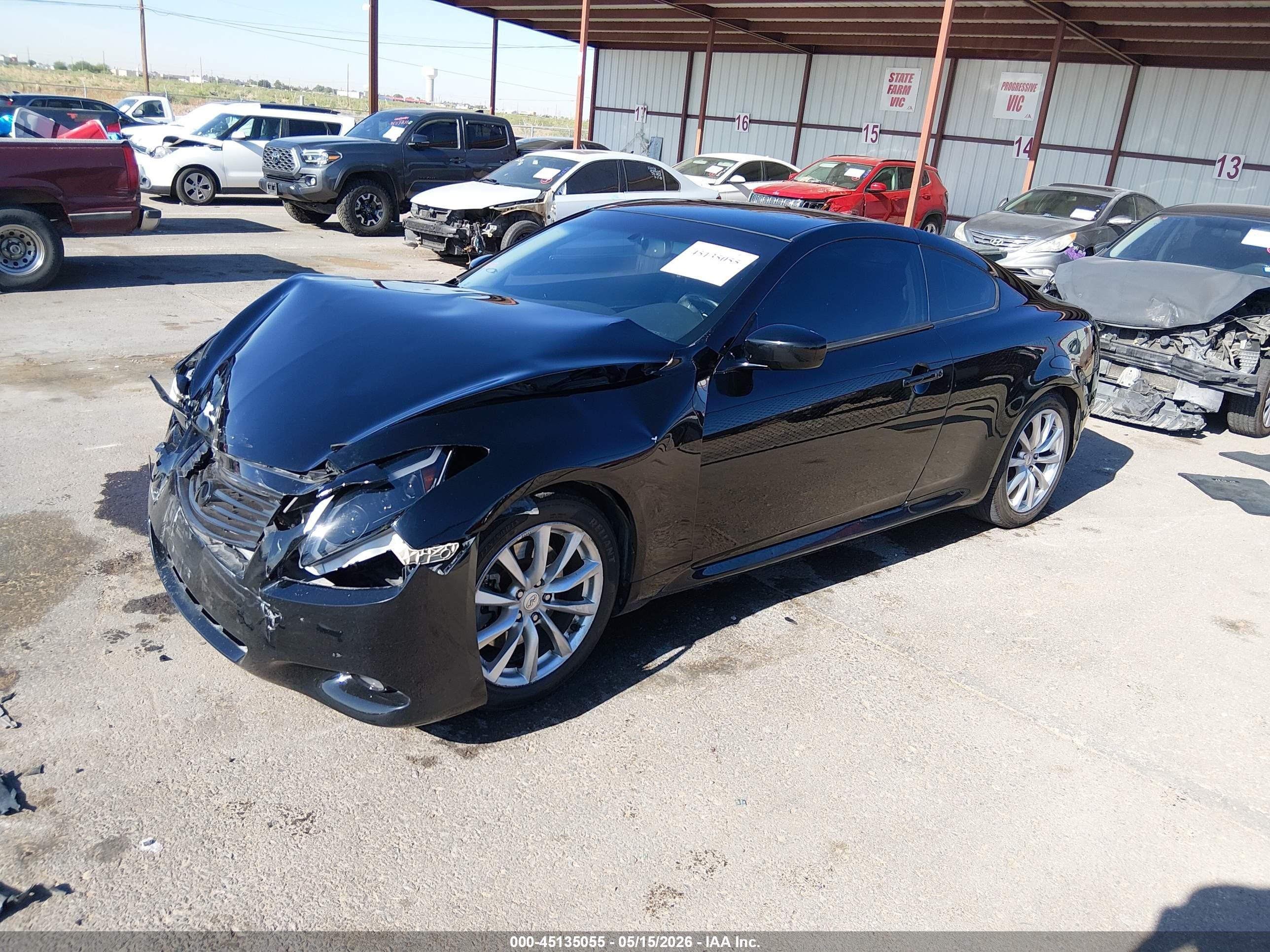2013 Infiniti G37 Journey Черный vin: JN1CV6EK1DM922662