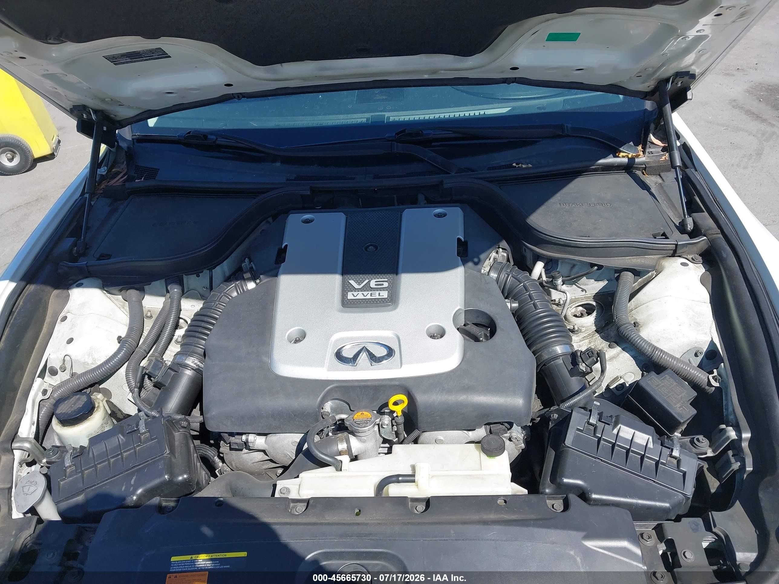 2014 Infiniti Q60 Sport Белый vin: JN1CV6EK1EM110330