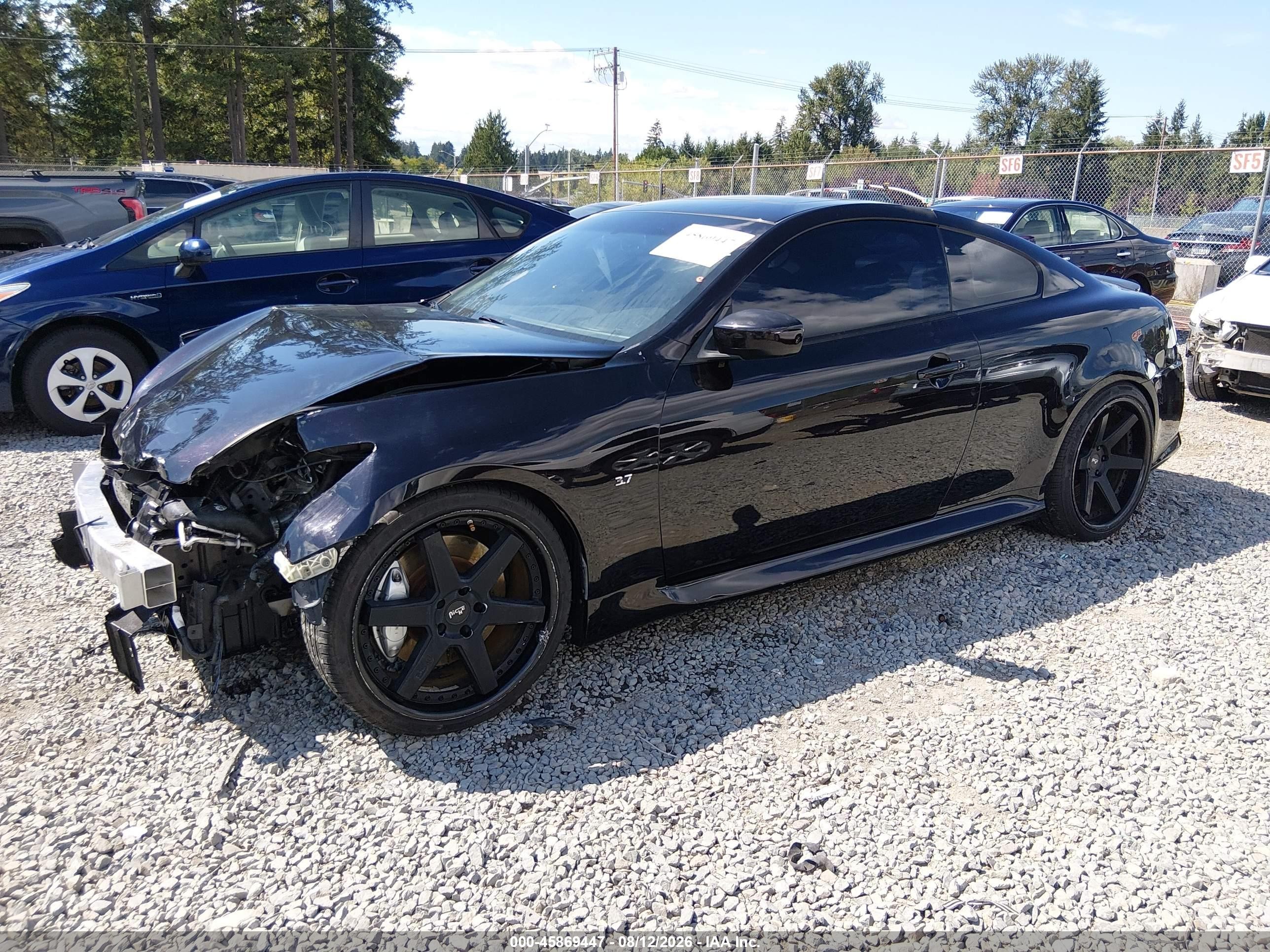 2014 Infiniti Q60 Ipl   Черный vin: JN1CV6EK1EM110814
