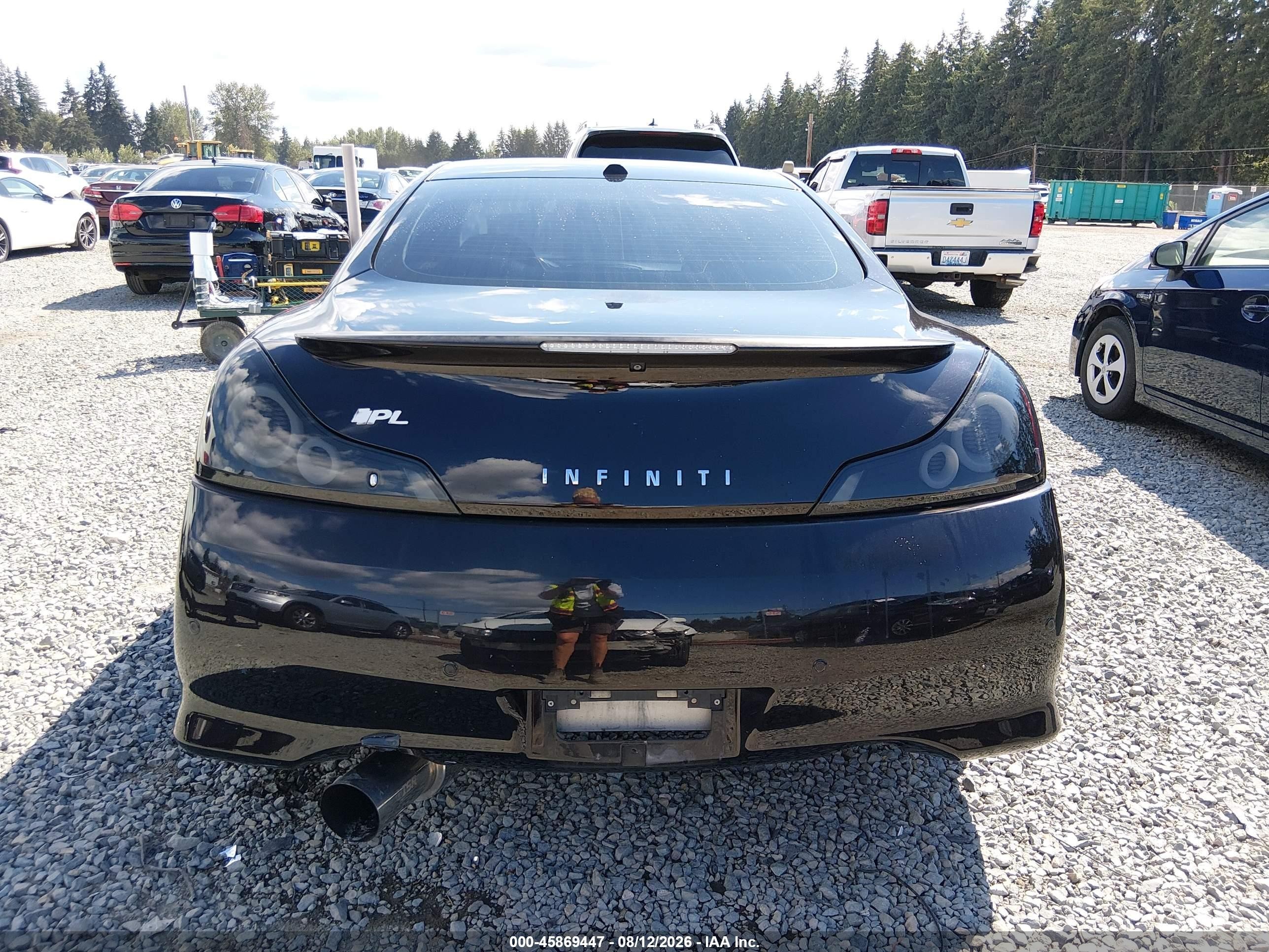 2014 Infiniti Q60 Ipl   Черный vin: JN1CV6EK1EM110814
