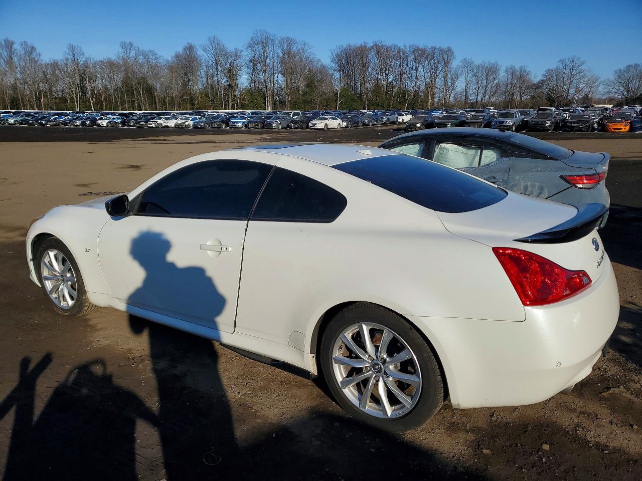 2015 Infiniti Q60 Journey Белый vin: JN1CV6EK1FM870856