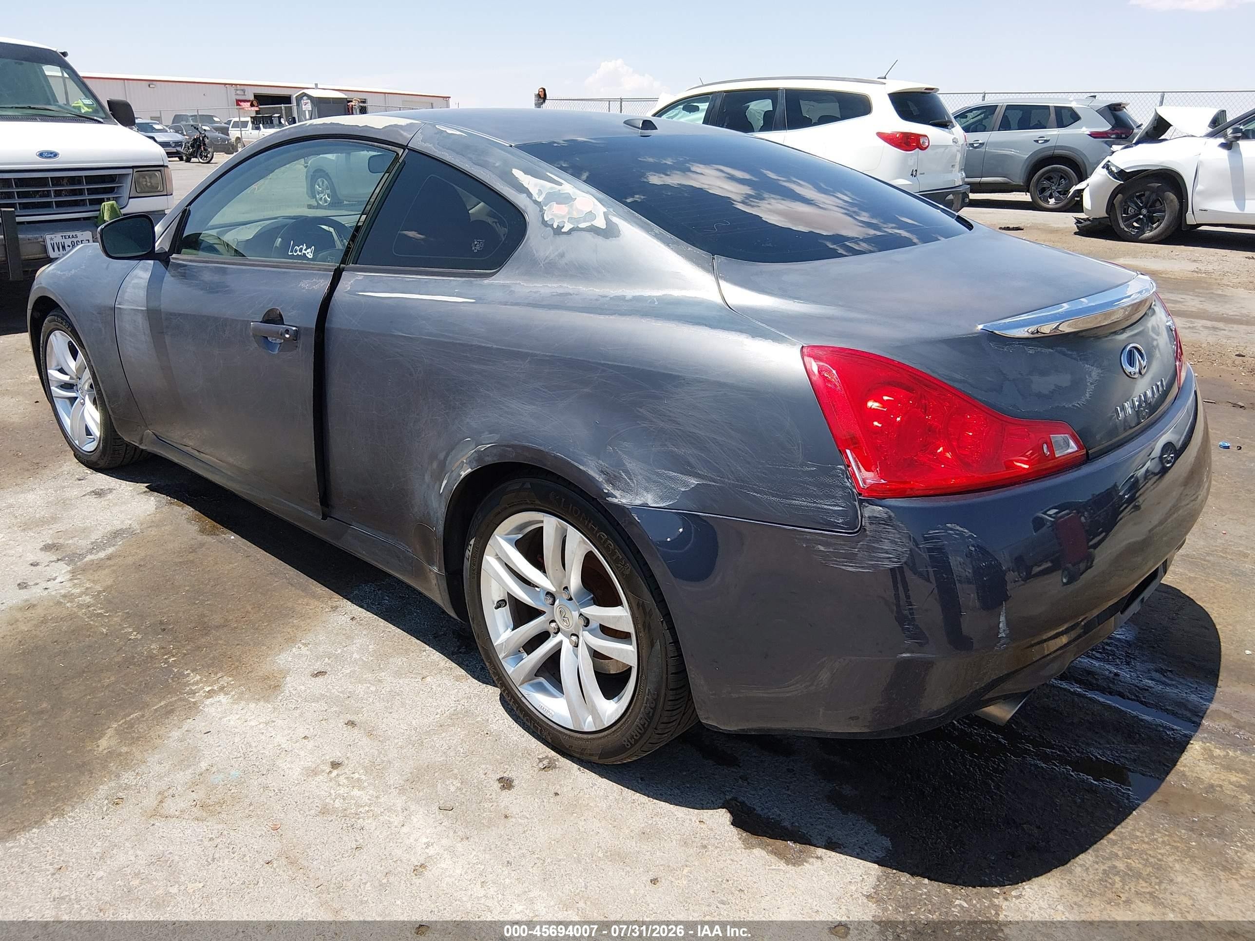 2010 Infiniti G37 Gray vin: JN1CV6EK2AM101372
