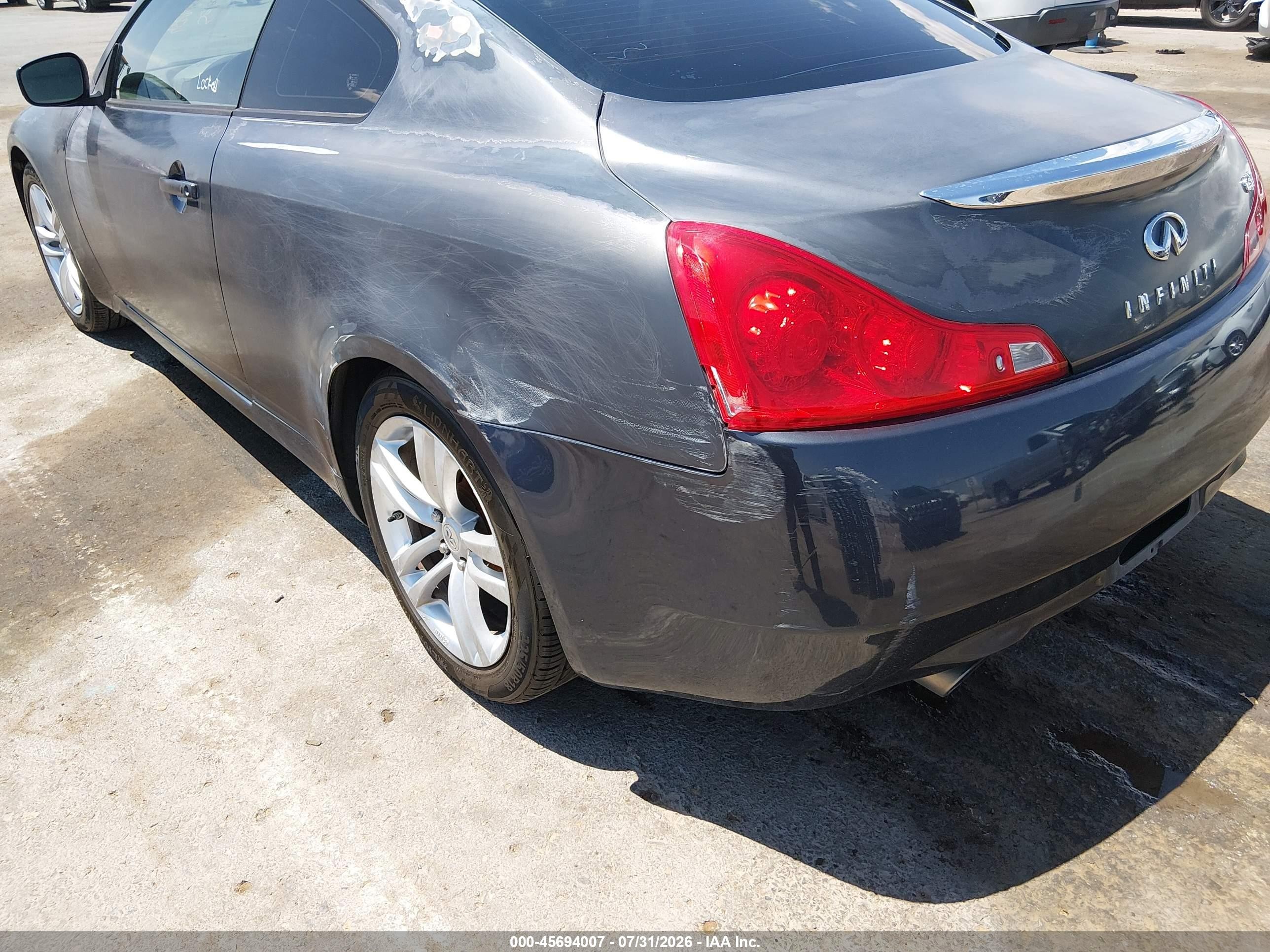 2010 Infiniti G37 Gray vin: JN1CV6EK2AM101372