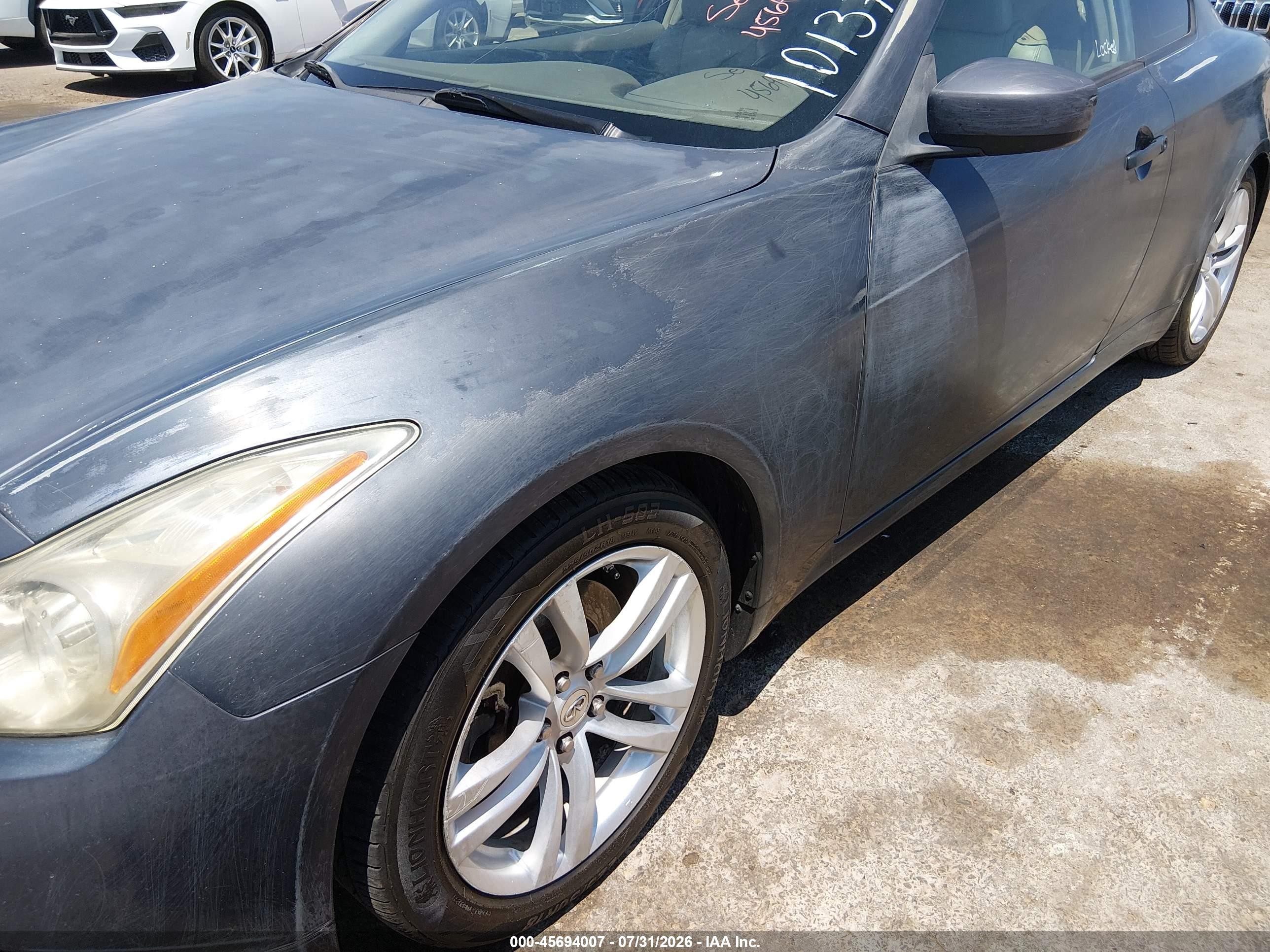 2010 Infiniti G37 Gray vin: JN1CV6EK2AM101372