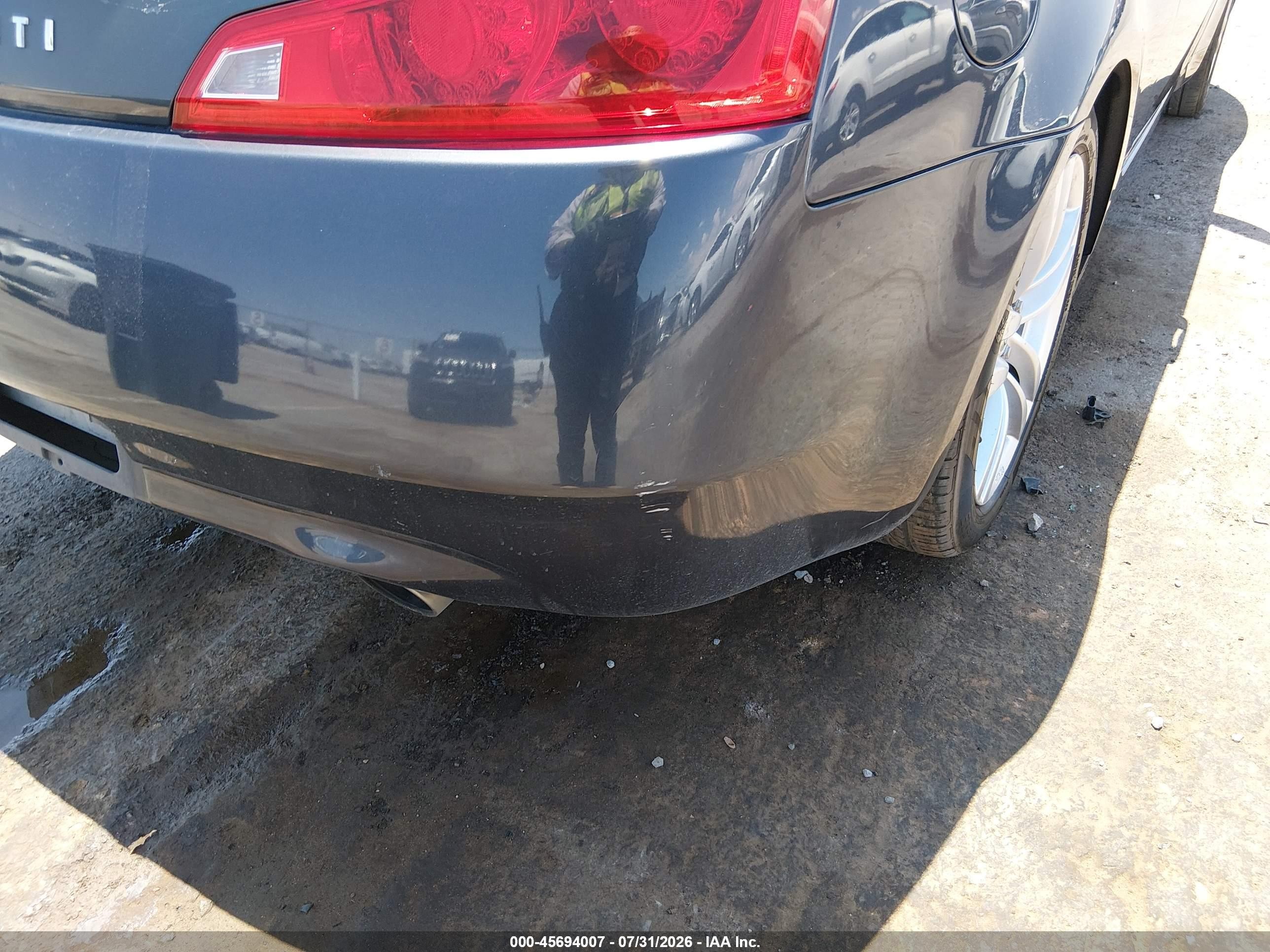 2010 Infiniti G37 Gray vin: JN1CV6EK2AM101372