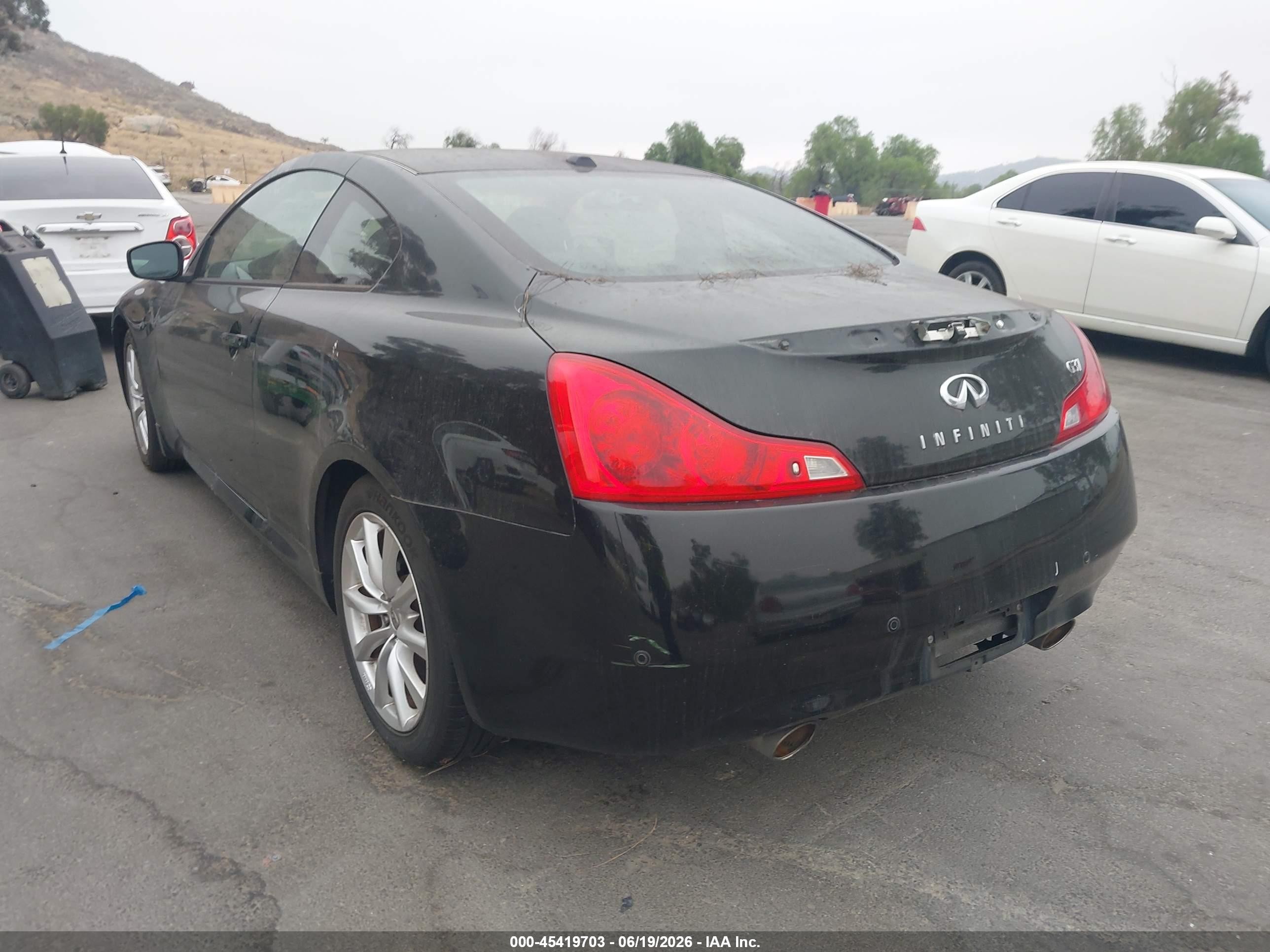 2012 Infiniti G37 Journey Black vin: JN1CV6EK2CM420516