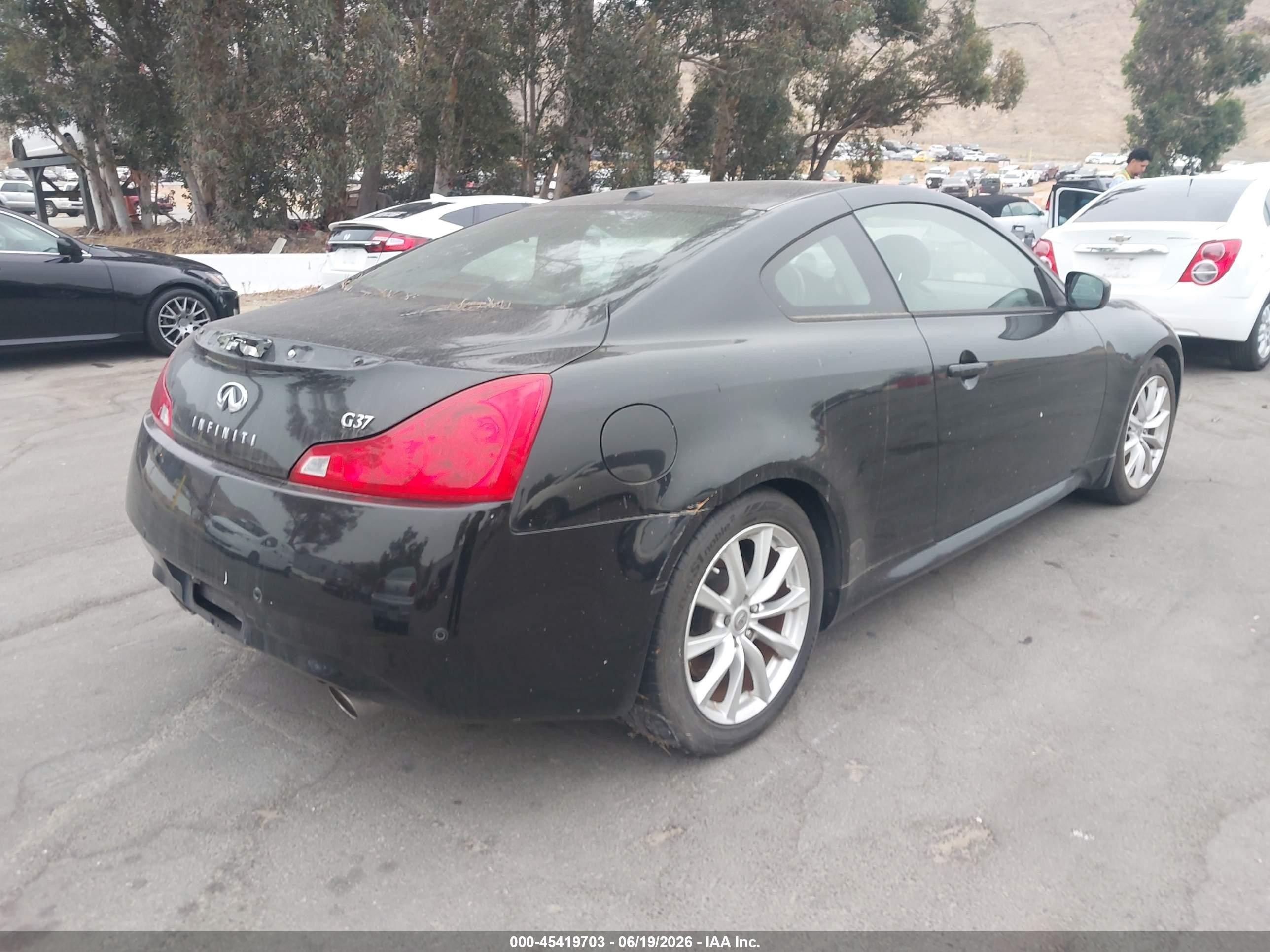 2012 Infiniti G37 Journey Black vin: JN1CV6EK2CM420516