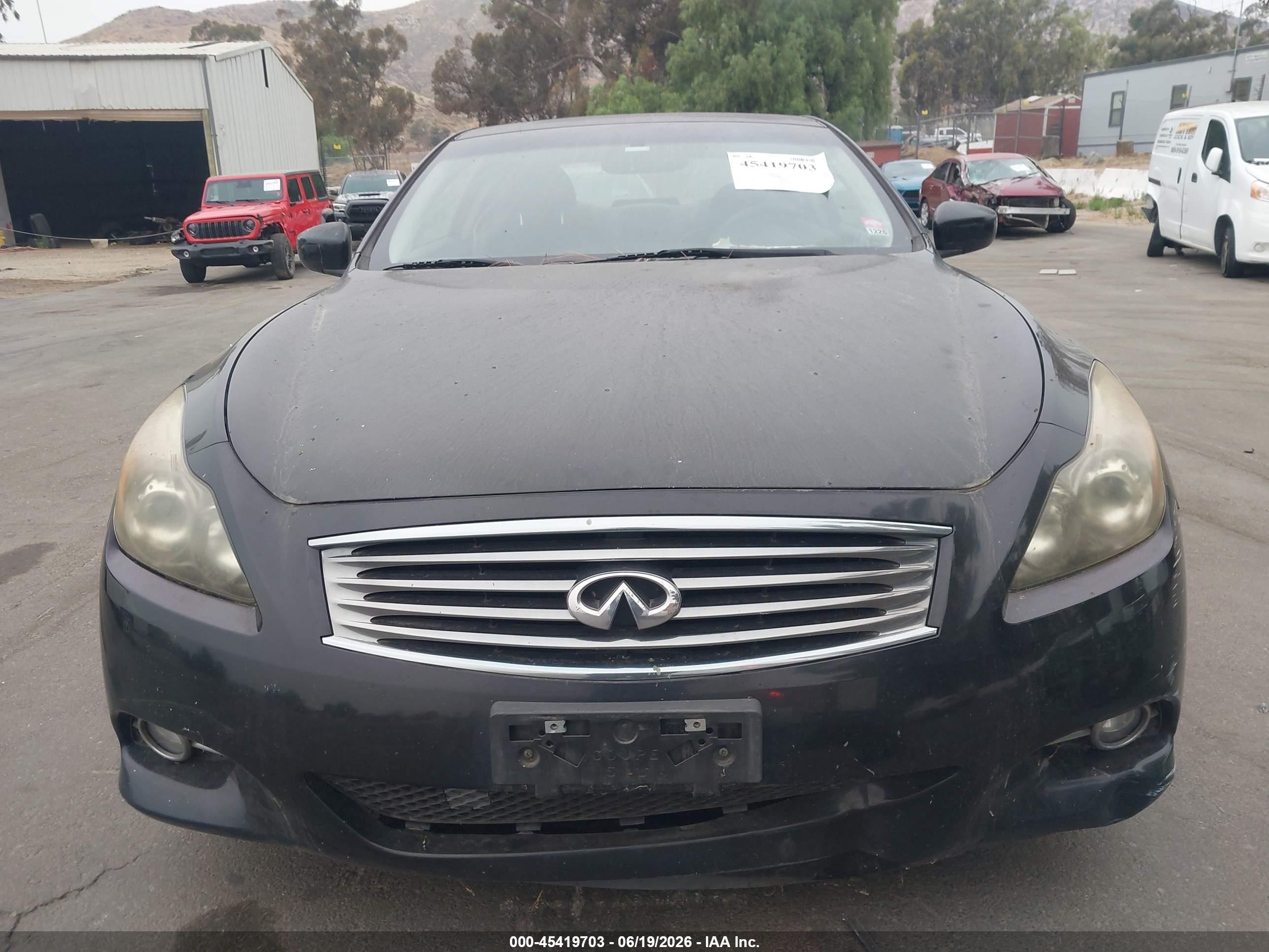 2012 Infiniti G37 Journey Black vin: JN1CV6EK2CM420516