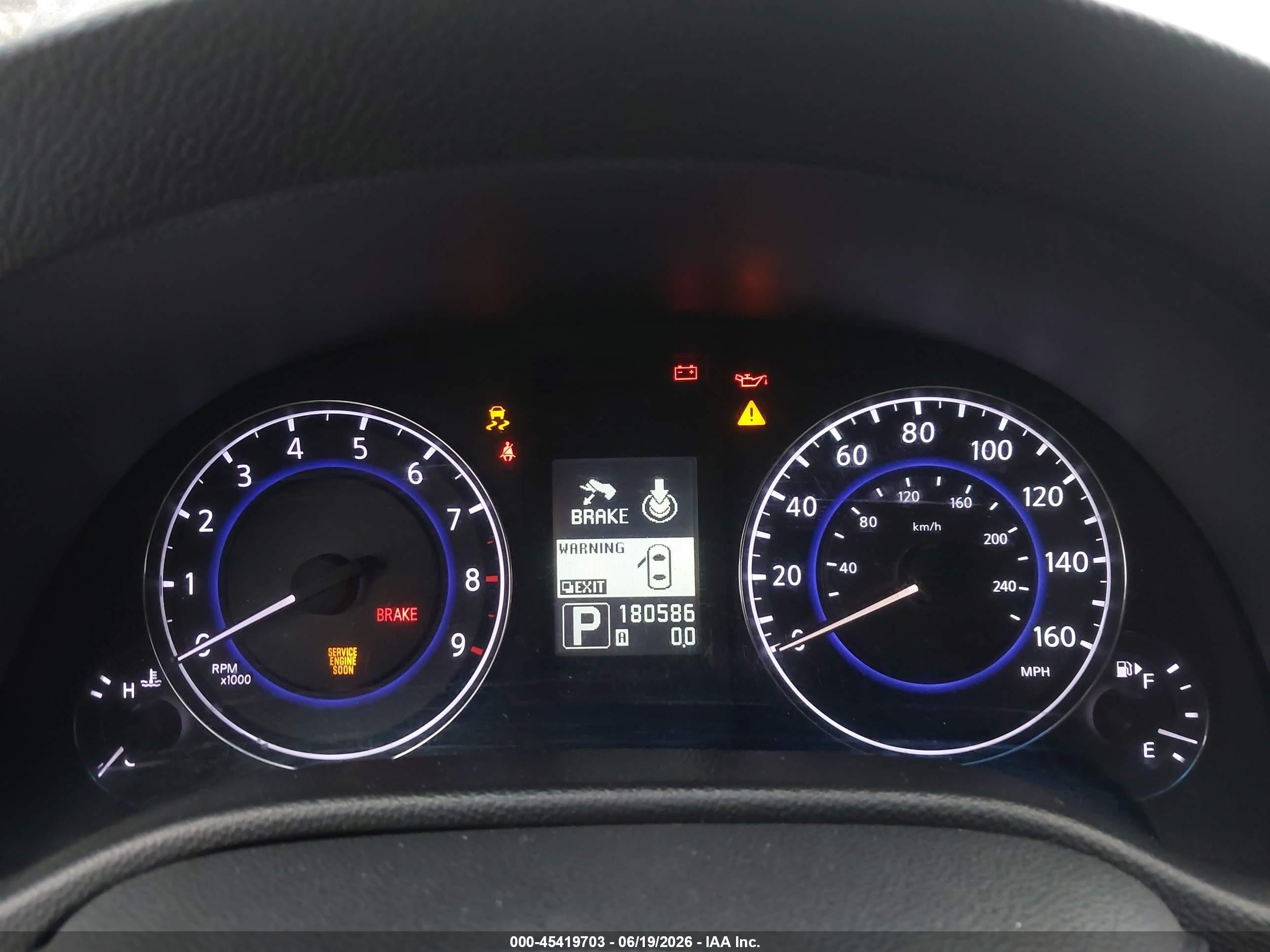 2012 Infiniti G37 Journey Black vin: JN1CV6EK2CM420516