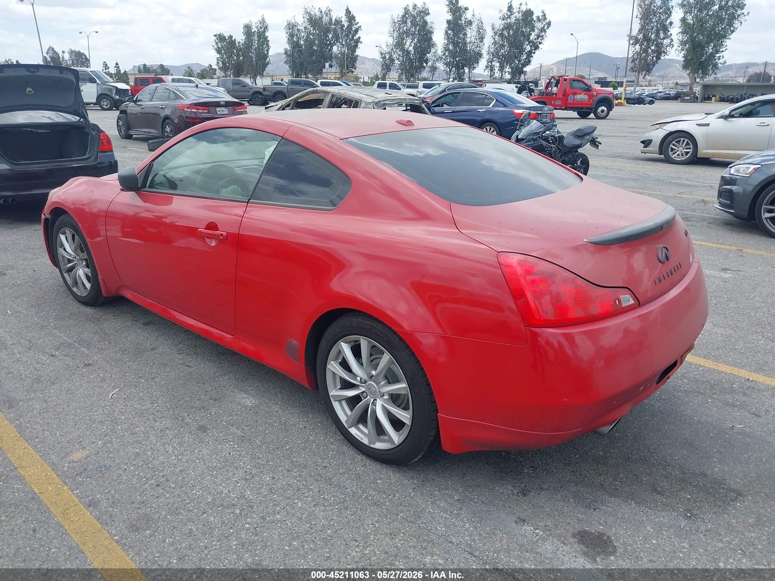 2013 Infiniti G37 Journey Red vin: JN1CV6EK2DM900976
