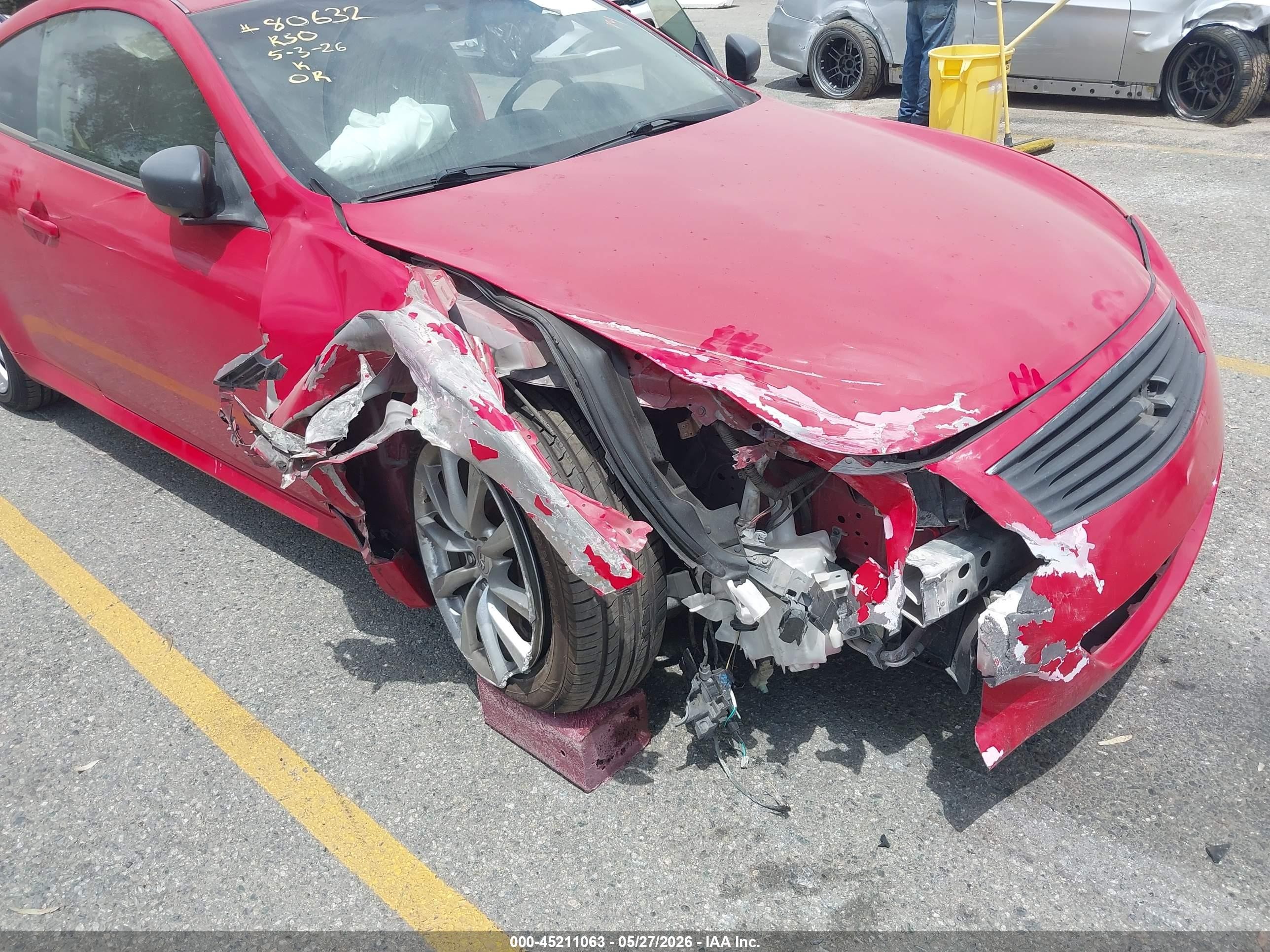 2013 Infiniti G37 Journey Red vin: JN1CV6EK2DM900976