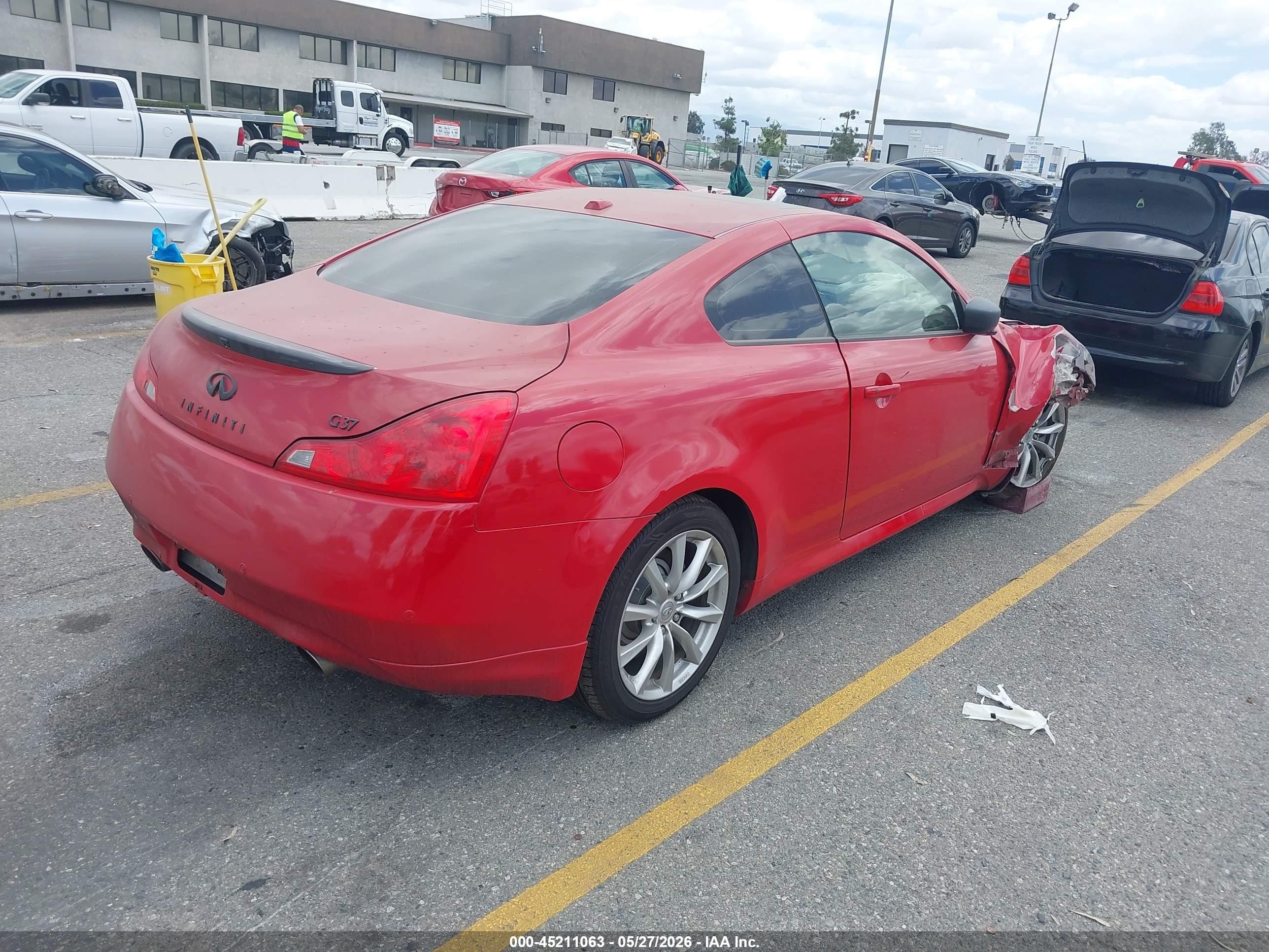 2013 Infiniti G37 Journey Red vin: JN1CV6EK2DM900976