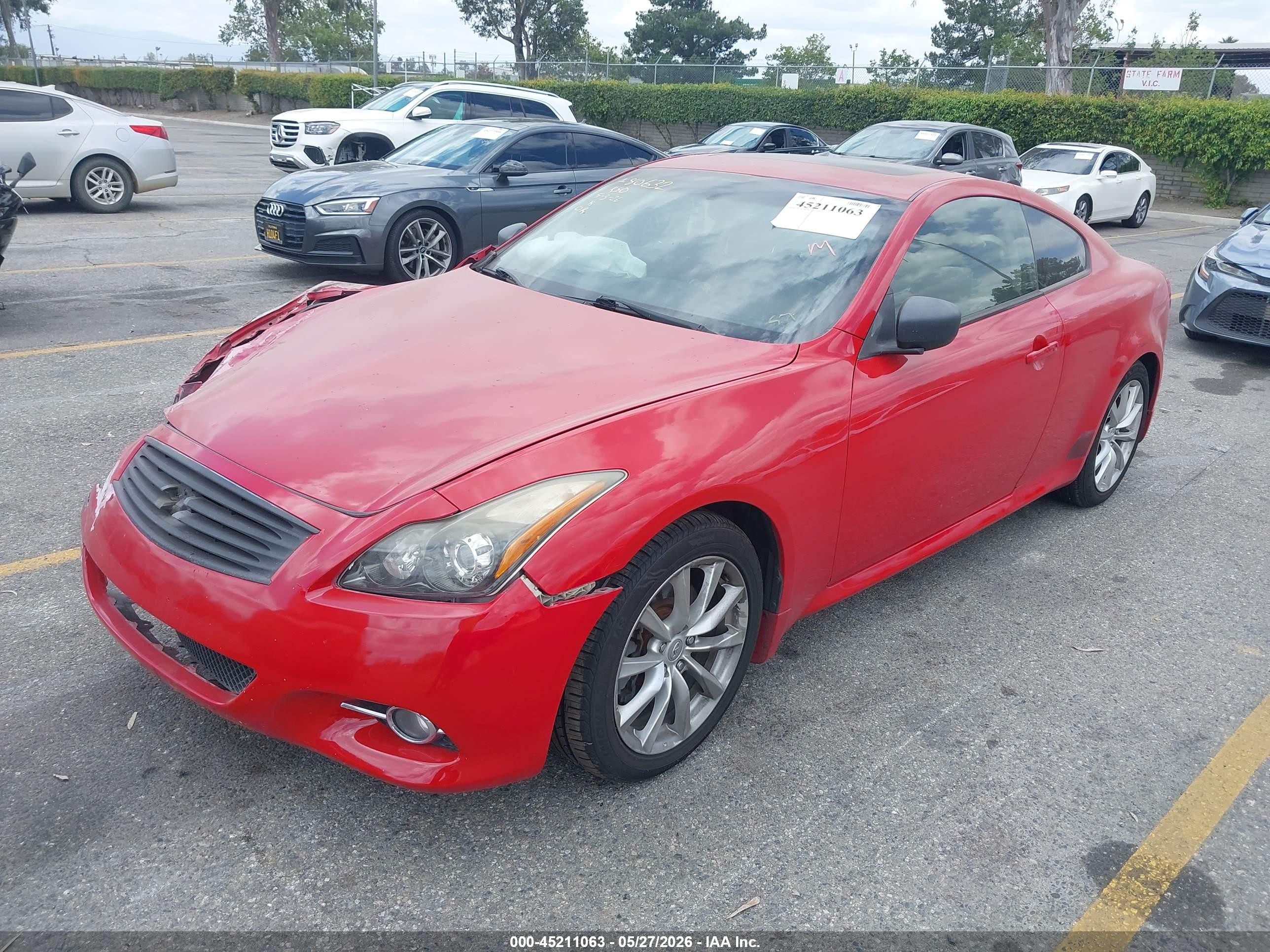 2013 Infiniti G37 Journey Red vin: JN1CV6EK2DM900976