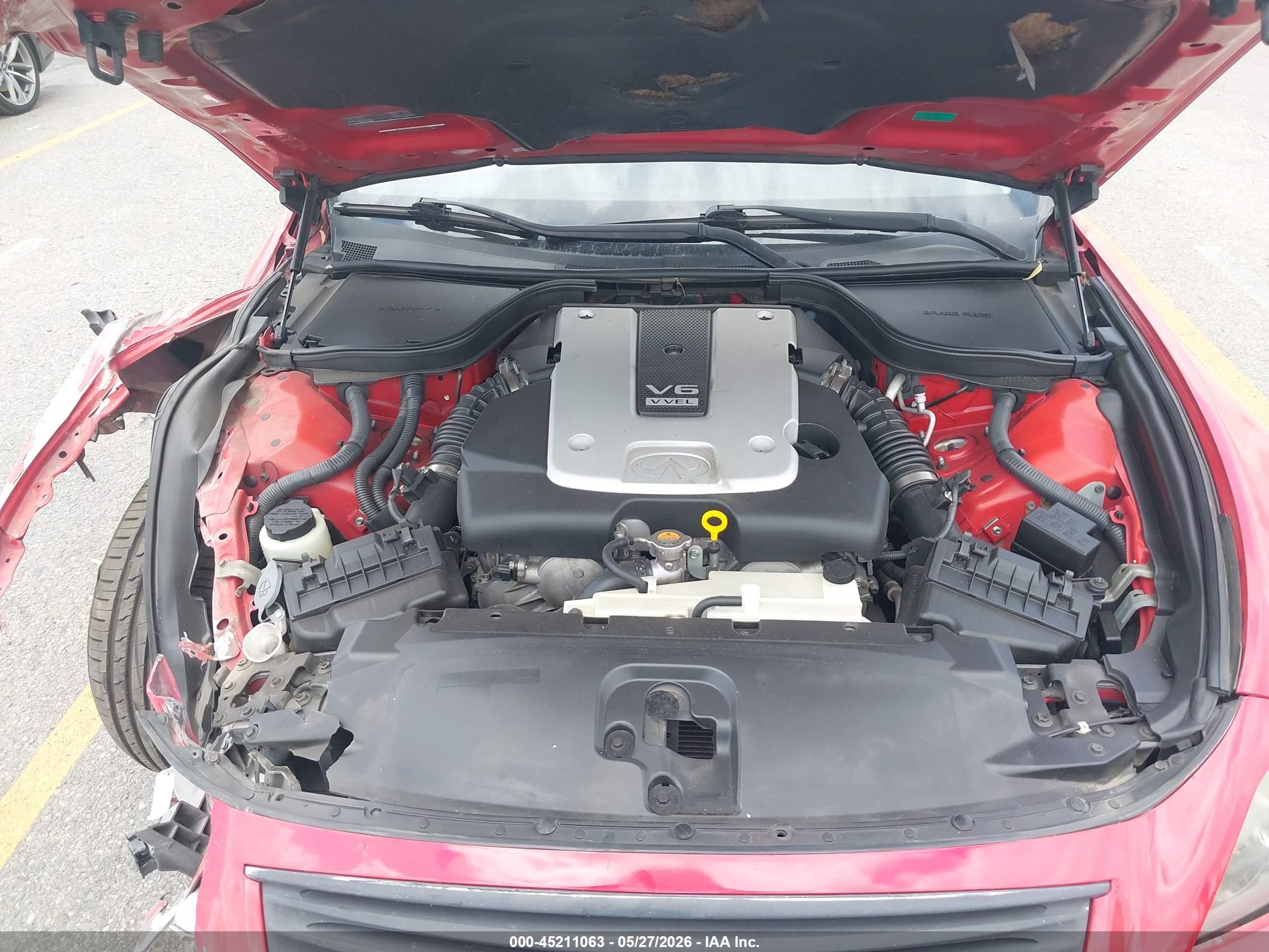 2013 Infiniti G37 Journey Red vin: JN1CV6EK2DM900976
